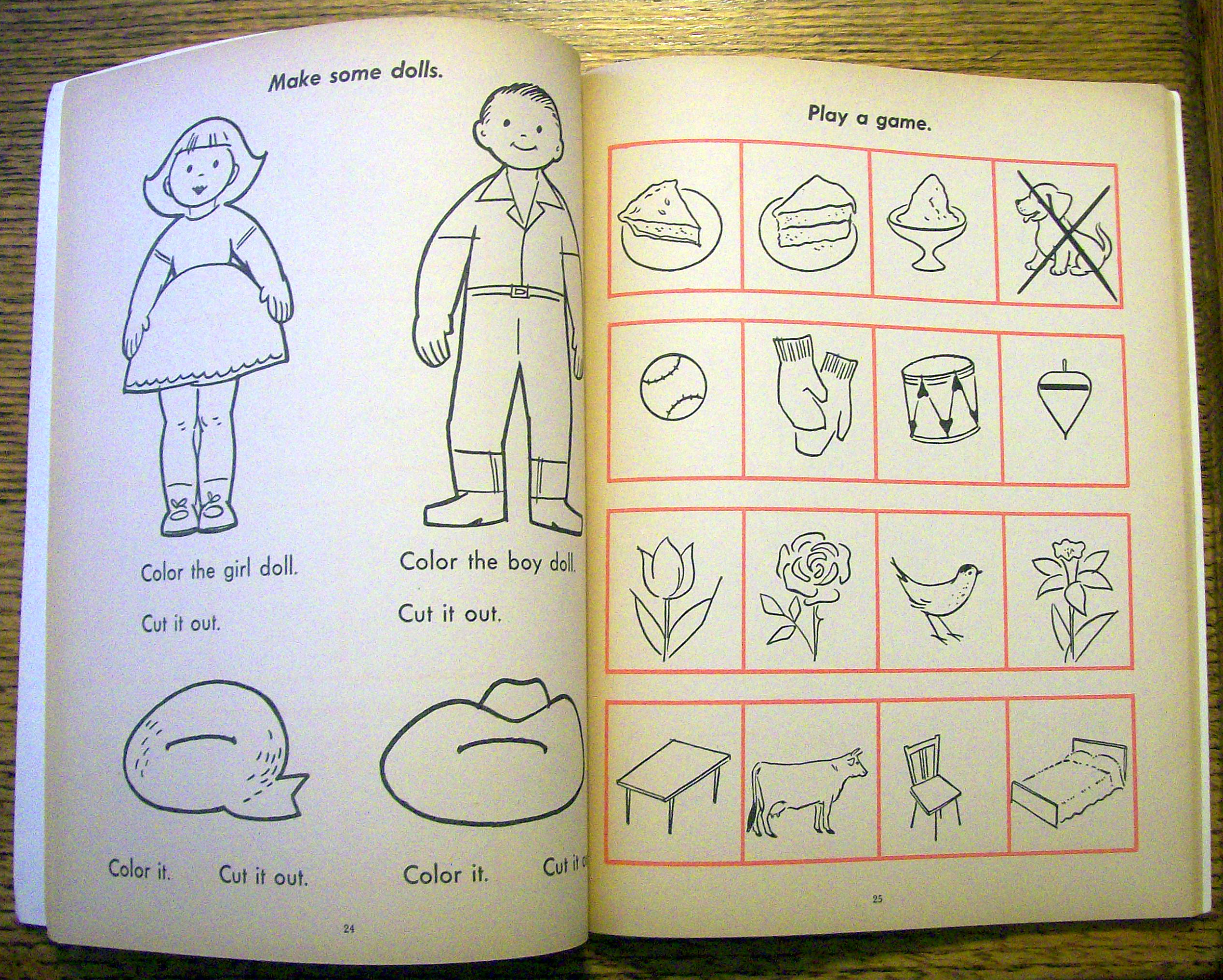 Stories To Read, Pictures To Color, Games To Play 1954