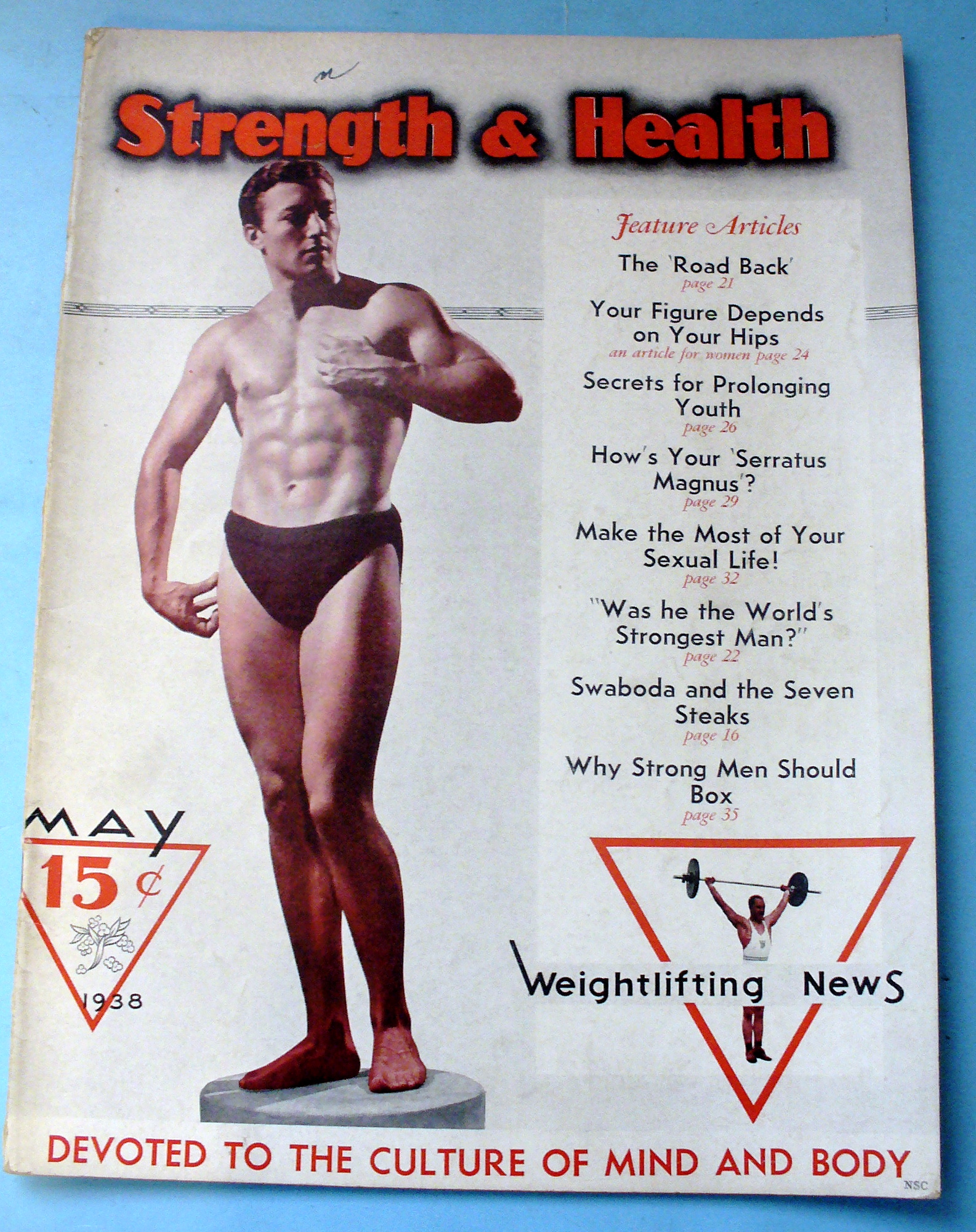 Strength & Health Magazine May 1938 Emil Bonnett