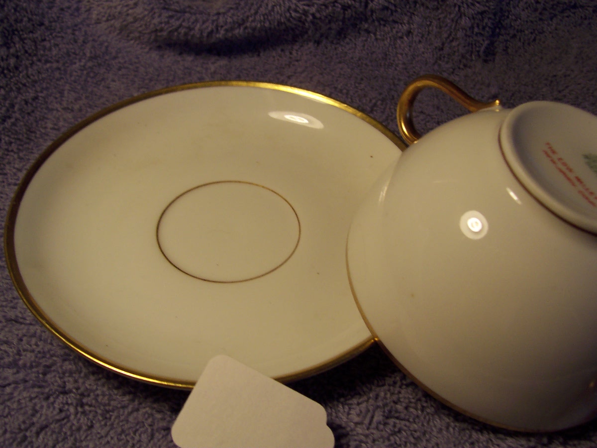 Edw. Malley Limoge France Cup and Saucer Set
