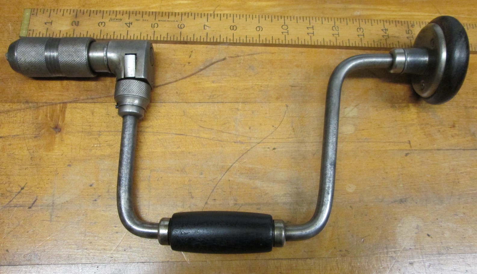 Millers Falls No. 731-12 inch Swing Ratchet Bit Brace