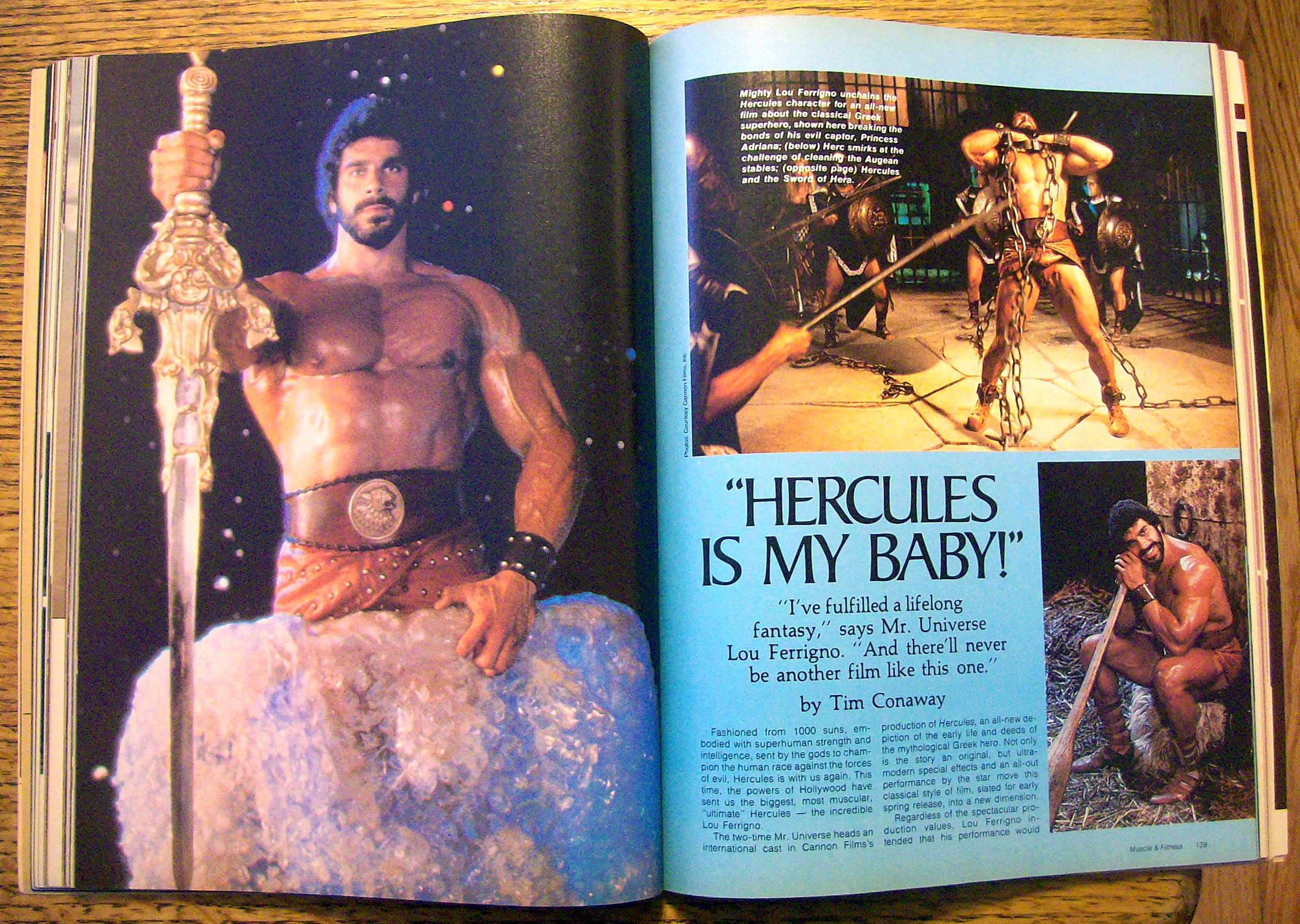 Muscle & Fitness Magazine-March 1983-Lou Ferrigno