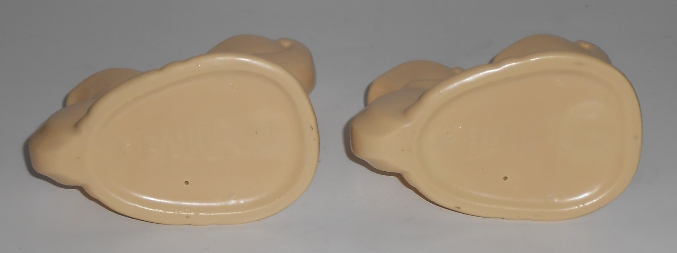 Bauer Pottery Cal-Art Ray Murray Pr Ivory Candlesticks