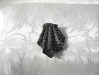 Dress Clip Silver and Marquisite 1920's