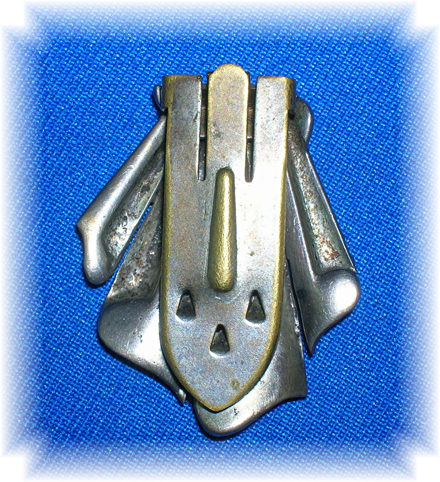 Dress Clip Silver and Marquisite 1920's