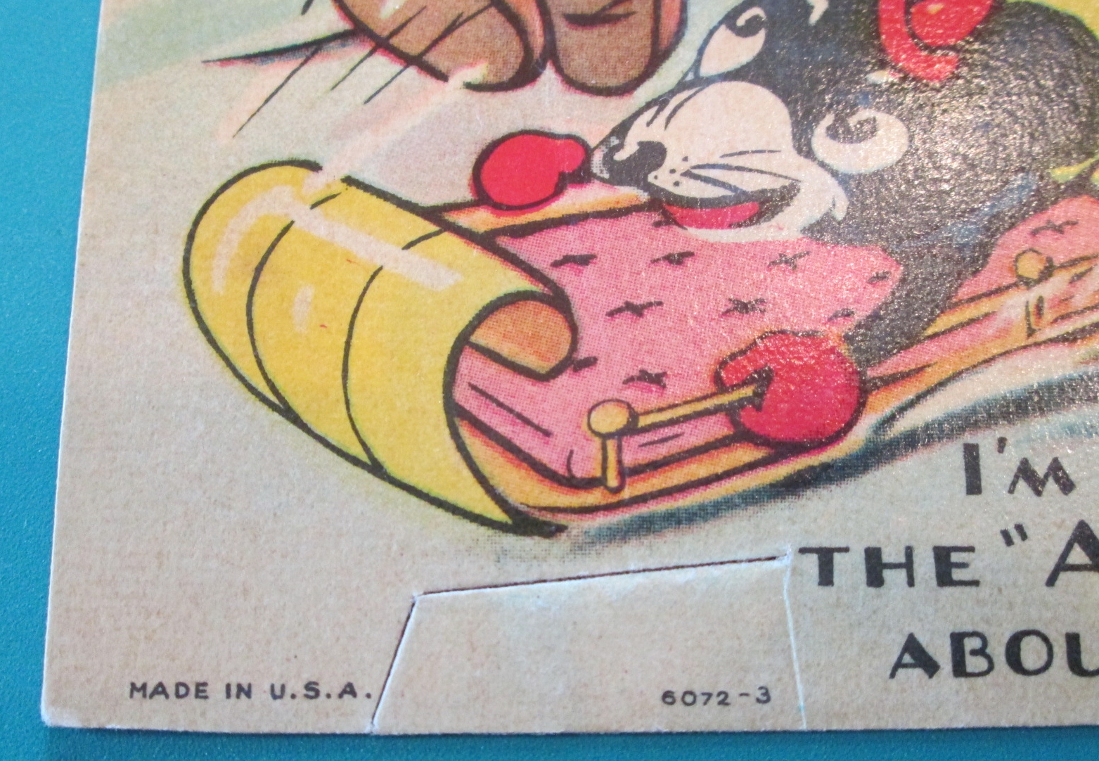 Mickey Mouse & Minnie Valentines Card Sled 1936 USA