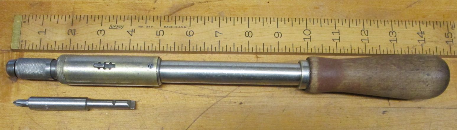 Stanley Yankee No. 31A Screwdriver w/ Hex Adapter