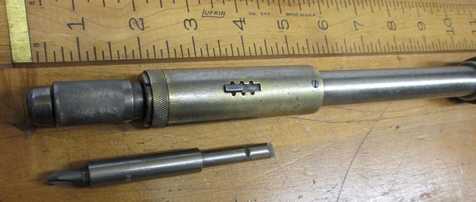 Stanley Yankee No. 31A Screwdriver w/ Hex Adapter
