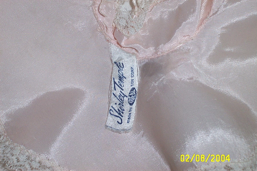 Shirley Temple Doll dress or slip with the tag