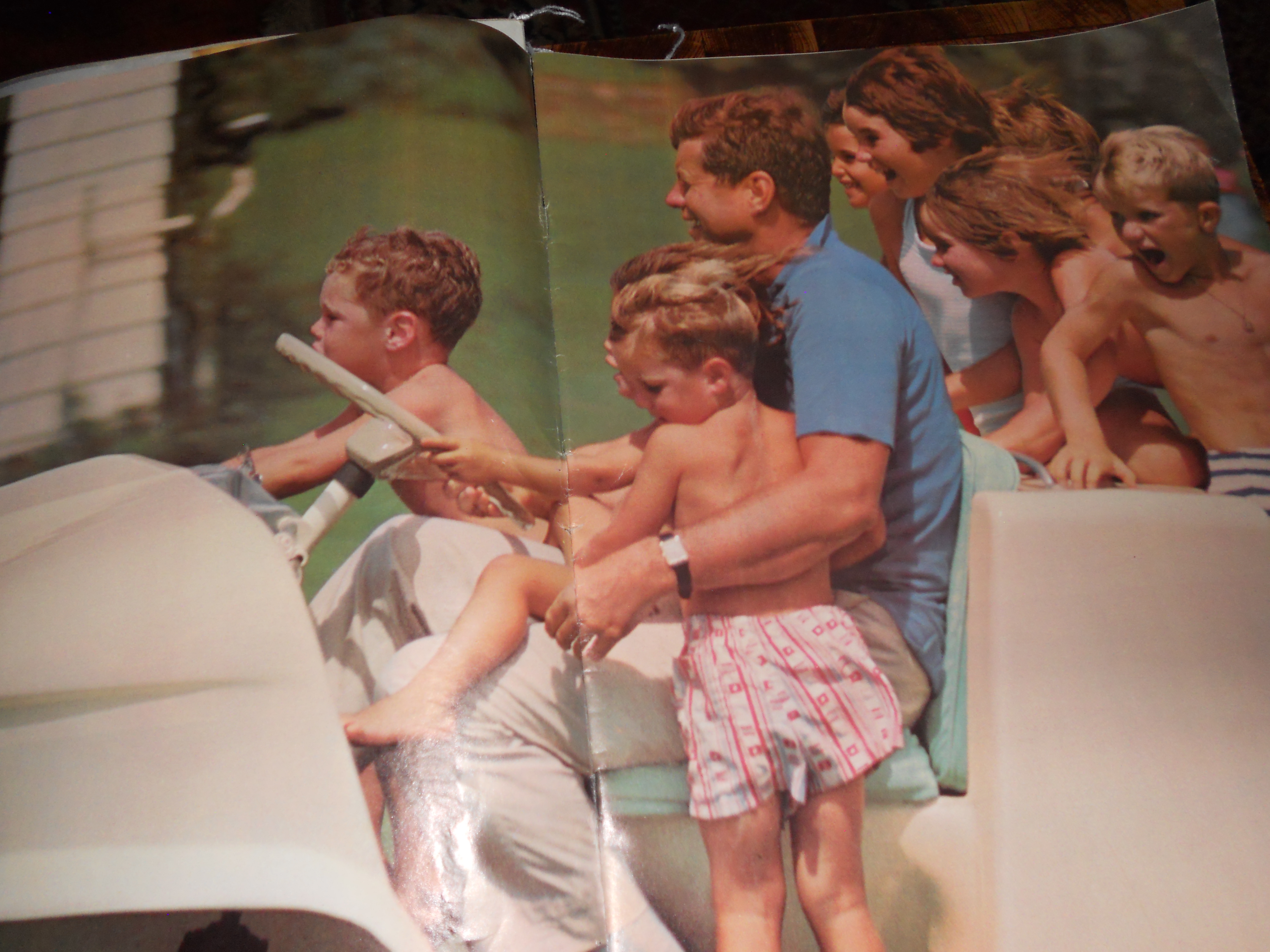 Kennedy and Family in Pictures,Look. 1963
