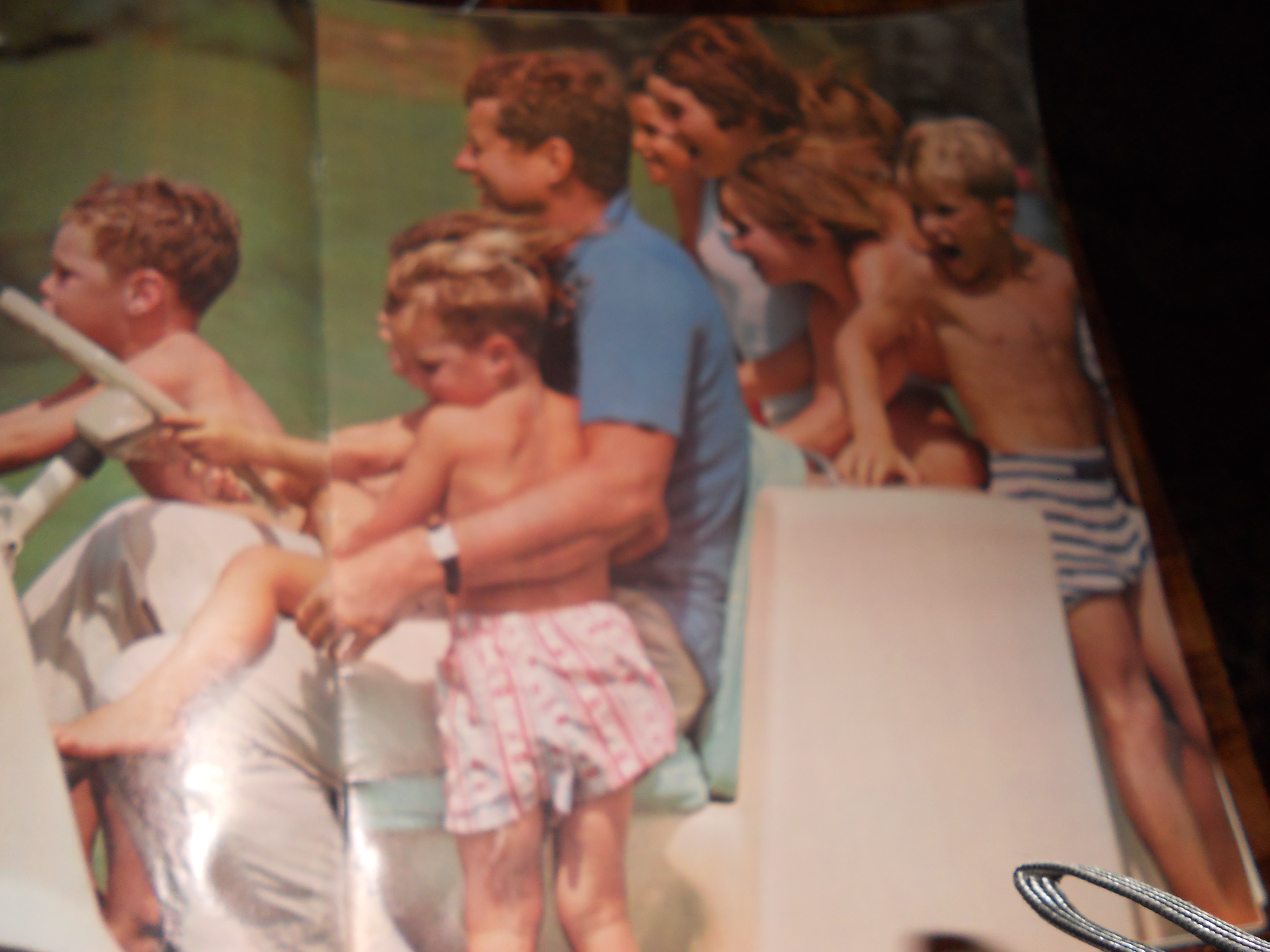 Kennedy and Family in Pictures,Look. 1963