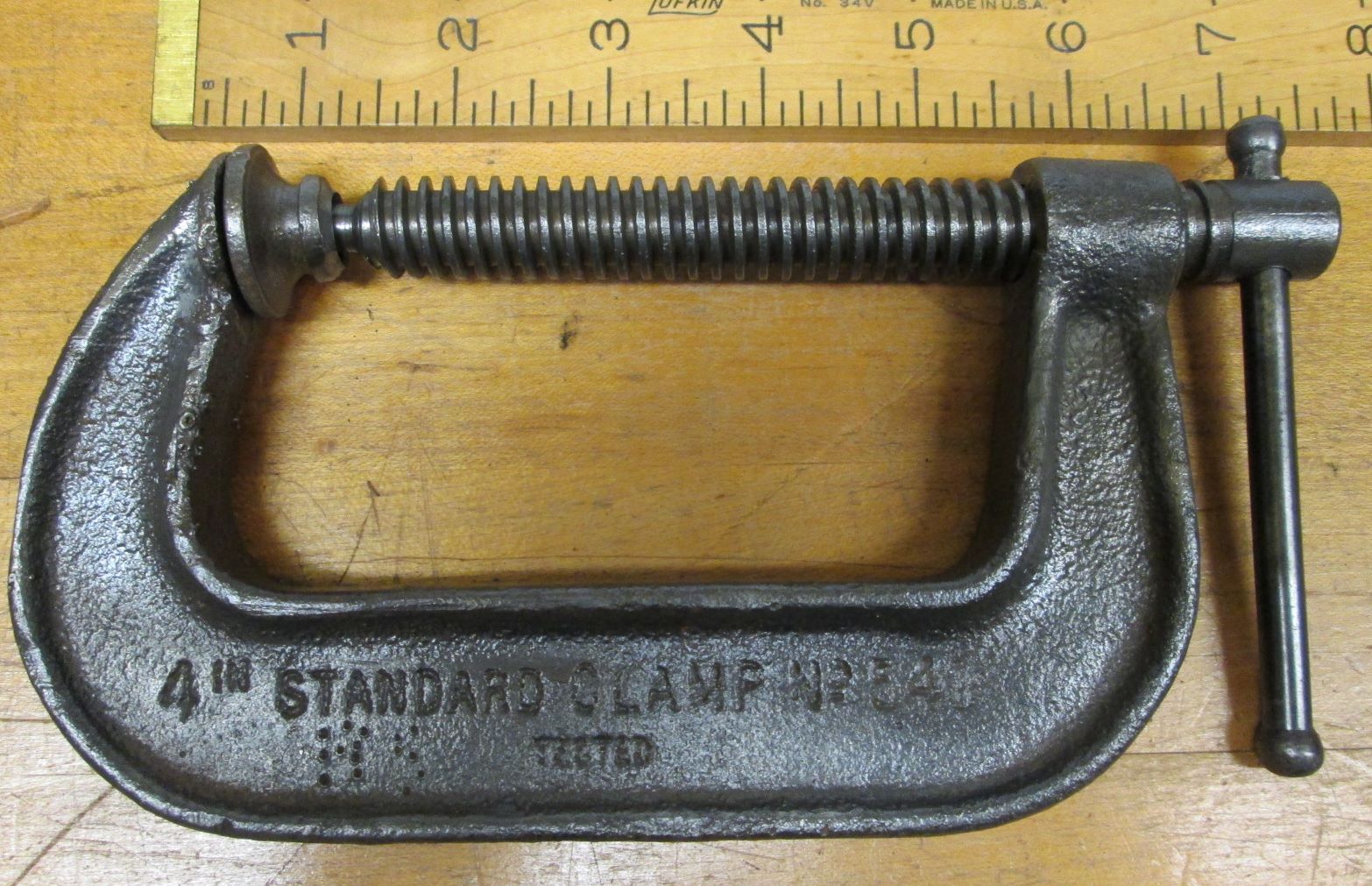 Cincinnati C-Clamp No. 540 Antique 4 inch