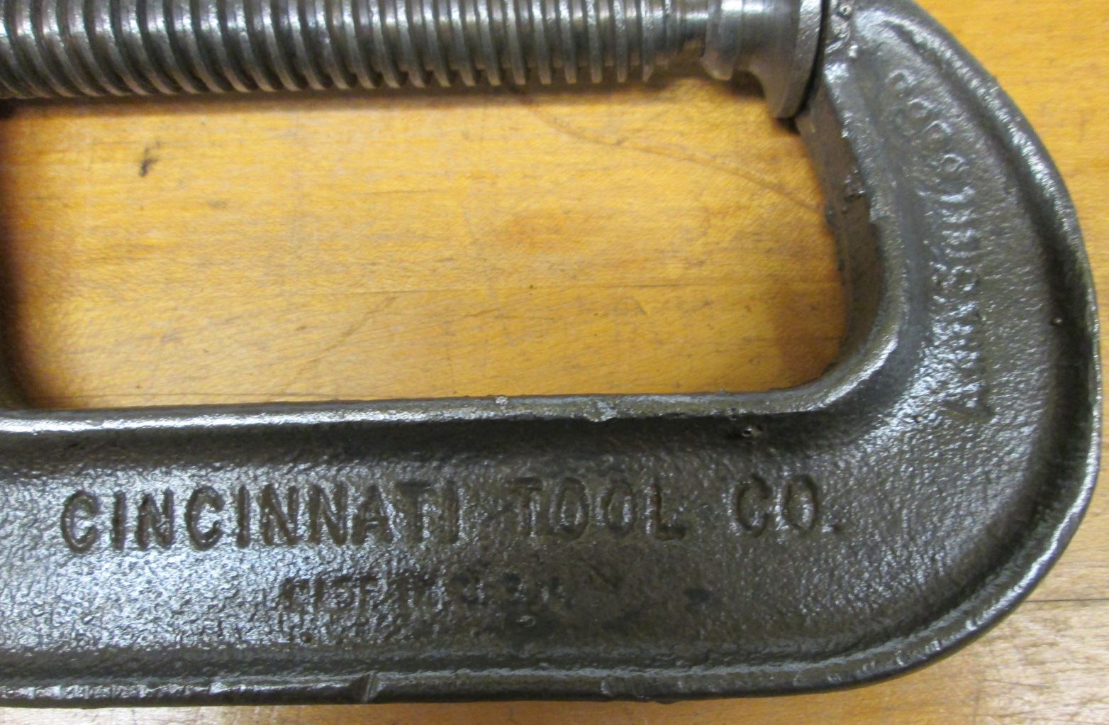 Cincinnati C-Clamp No. 540 Antique 4 inch