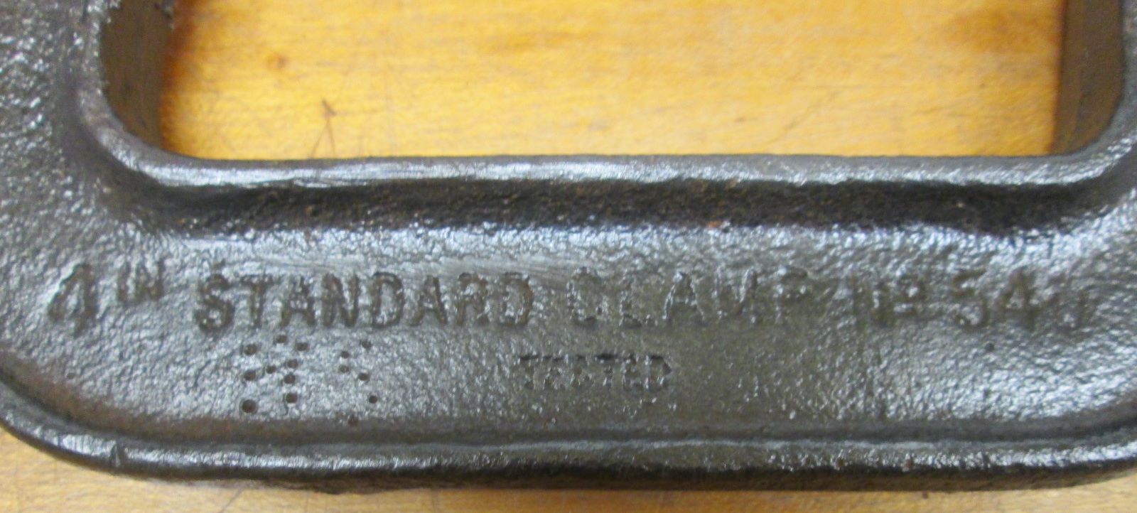 Cincinnati C-Clamp No. 540 Antique 4 inch