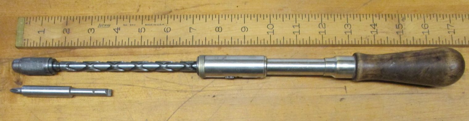 North Bros. Yankee No. 30 Screwdriver w/Hex Bit Adapter