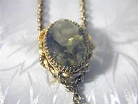 Necklace Citrine & 36 Inch Gold Fill Slide Tassles