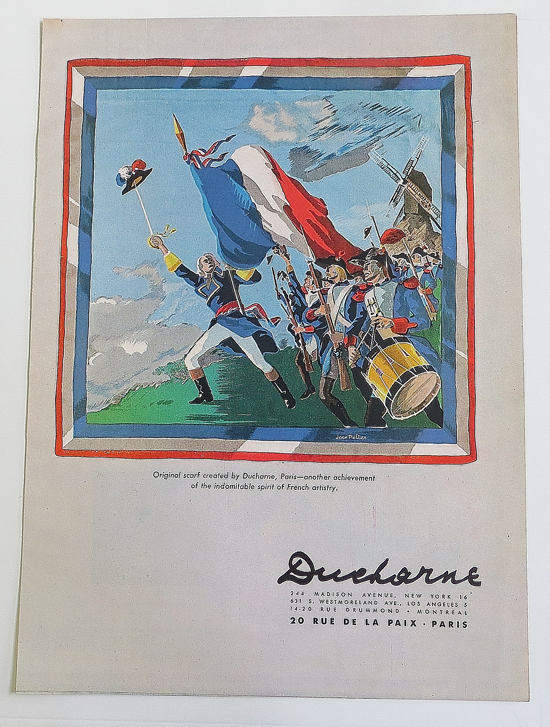 1946 Ducharne With Men Marching