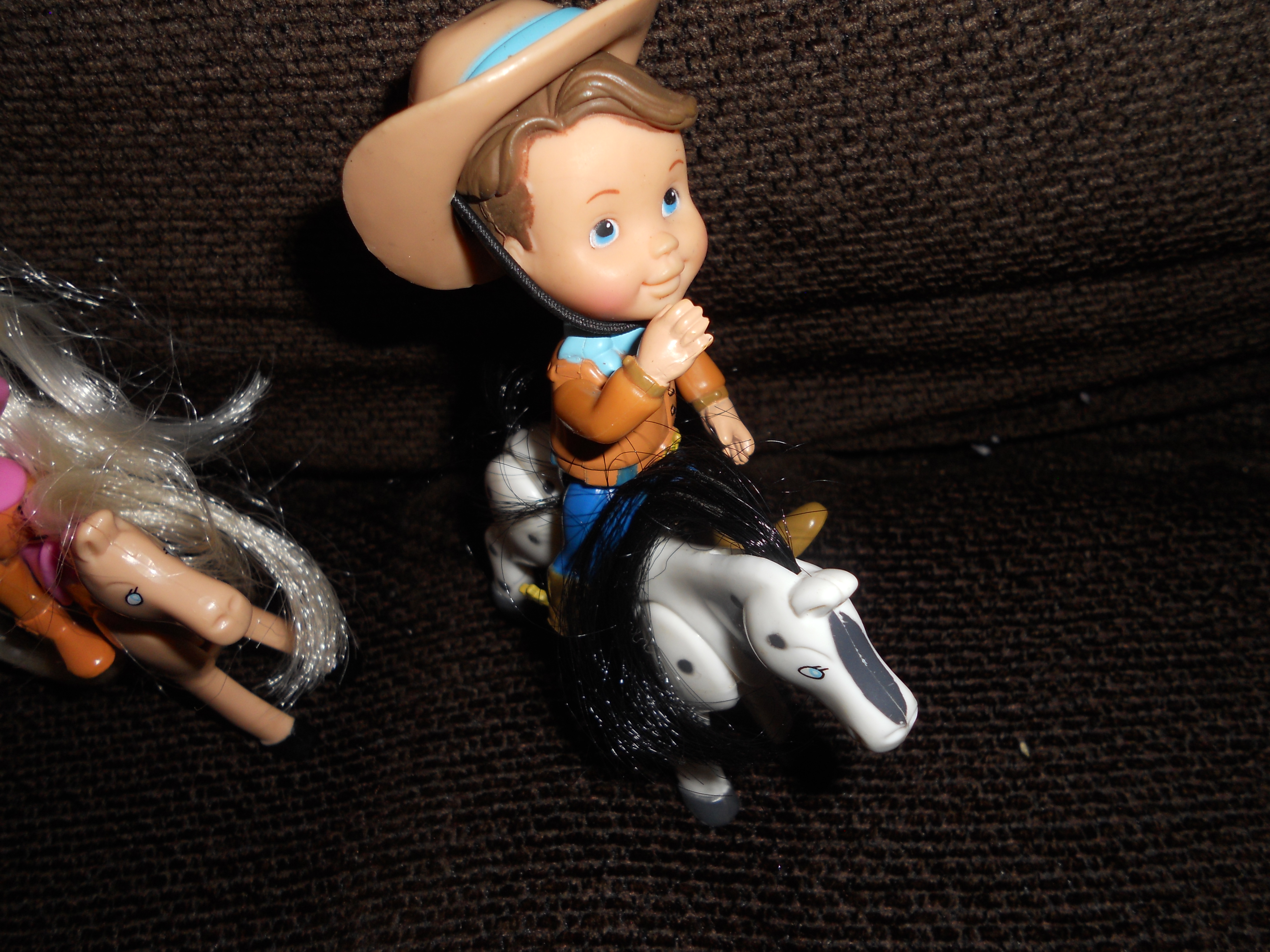 Cowboy and Cowgirl Doll Horses Toy Biz Marvel