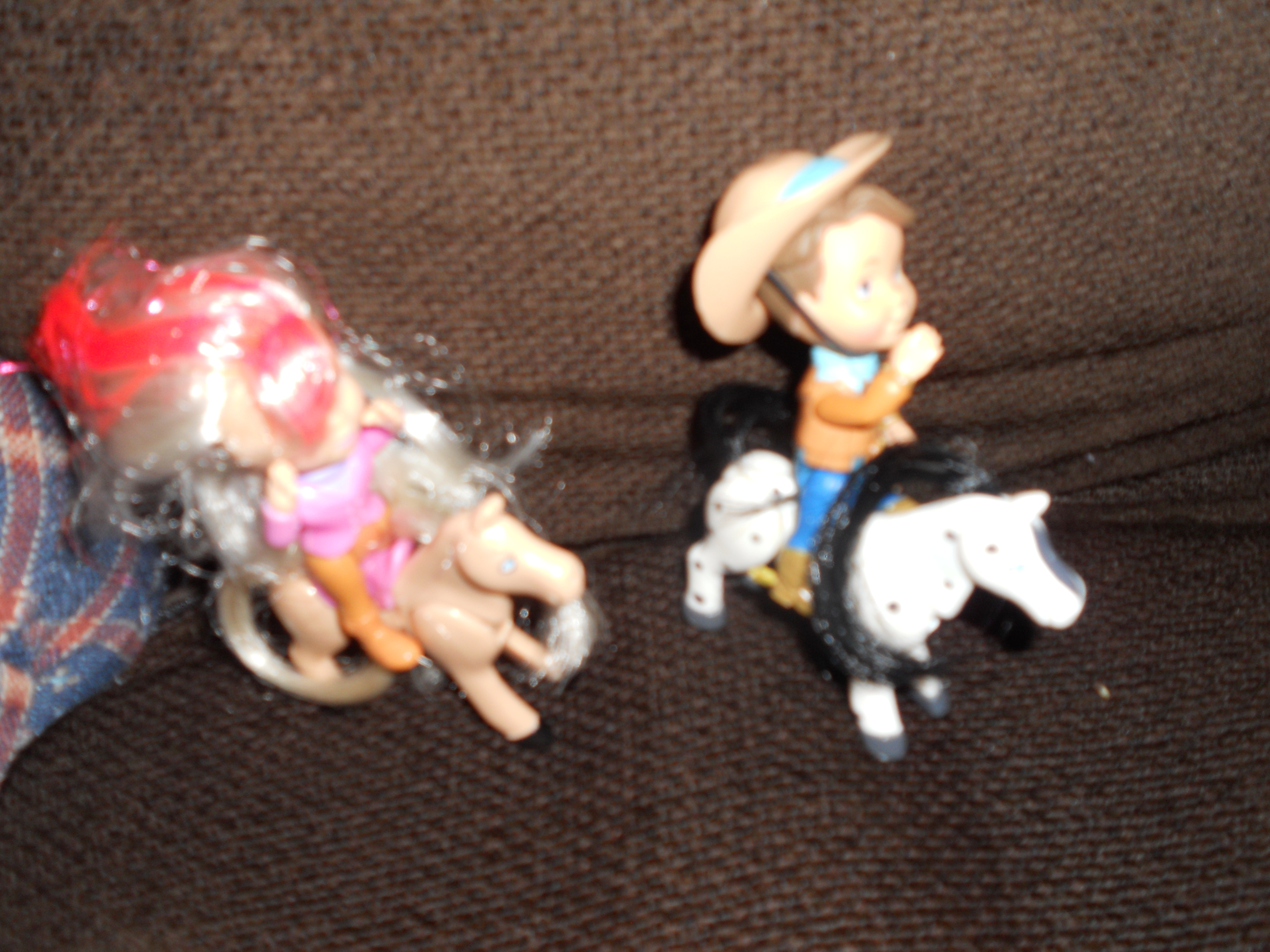 Cowboy and Cowgirl Doll Horses Toy Biz Marvel