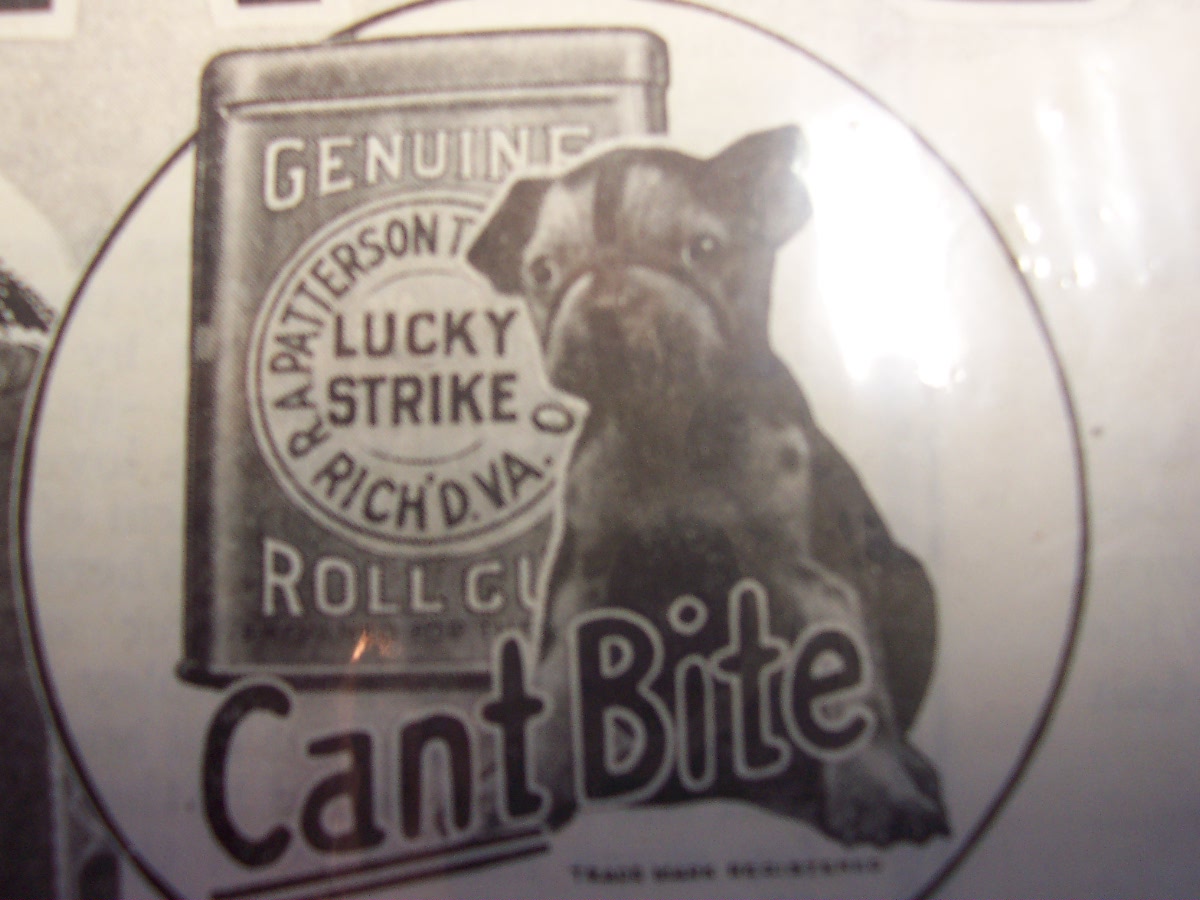 Lucky Strike Tobacco Advertising sheet