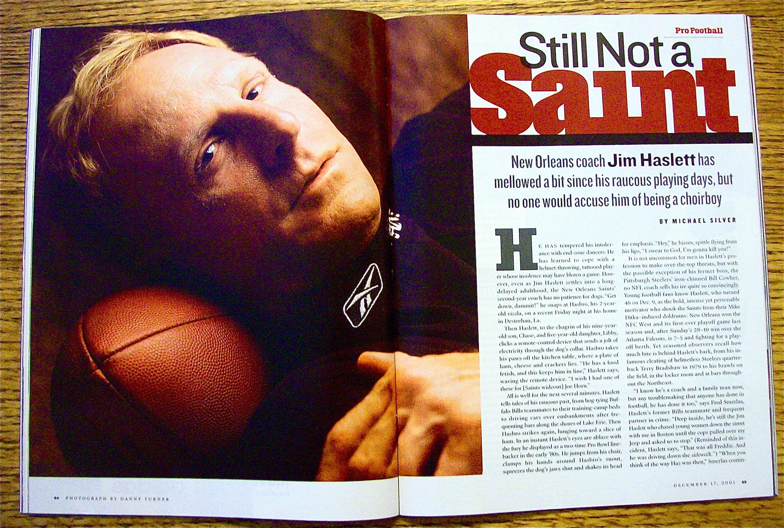 Sports Illustrated Magazine December 17, 2001 Schilling