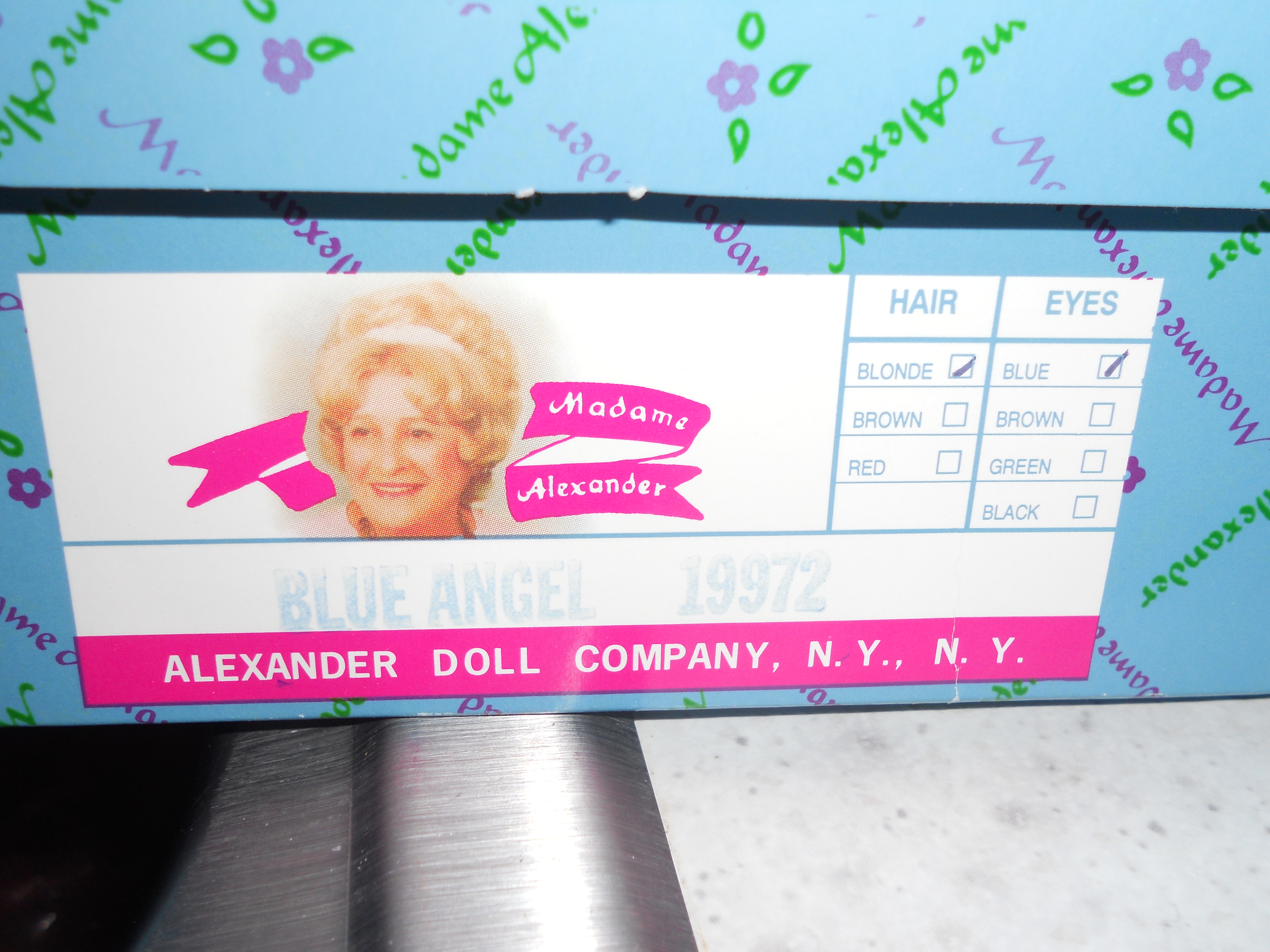 Blue Angel Madame Alexander Dolll MIB