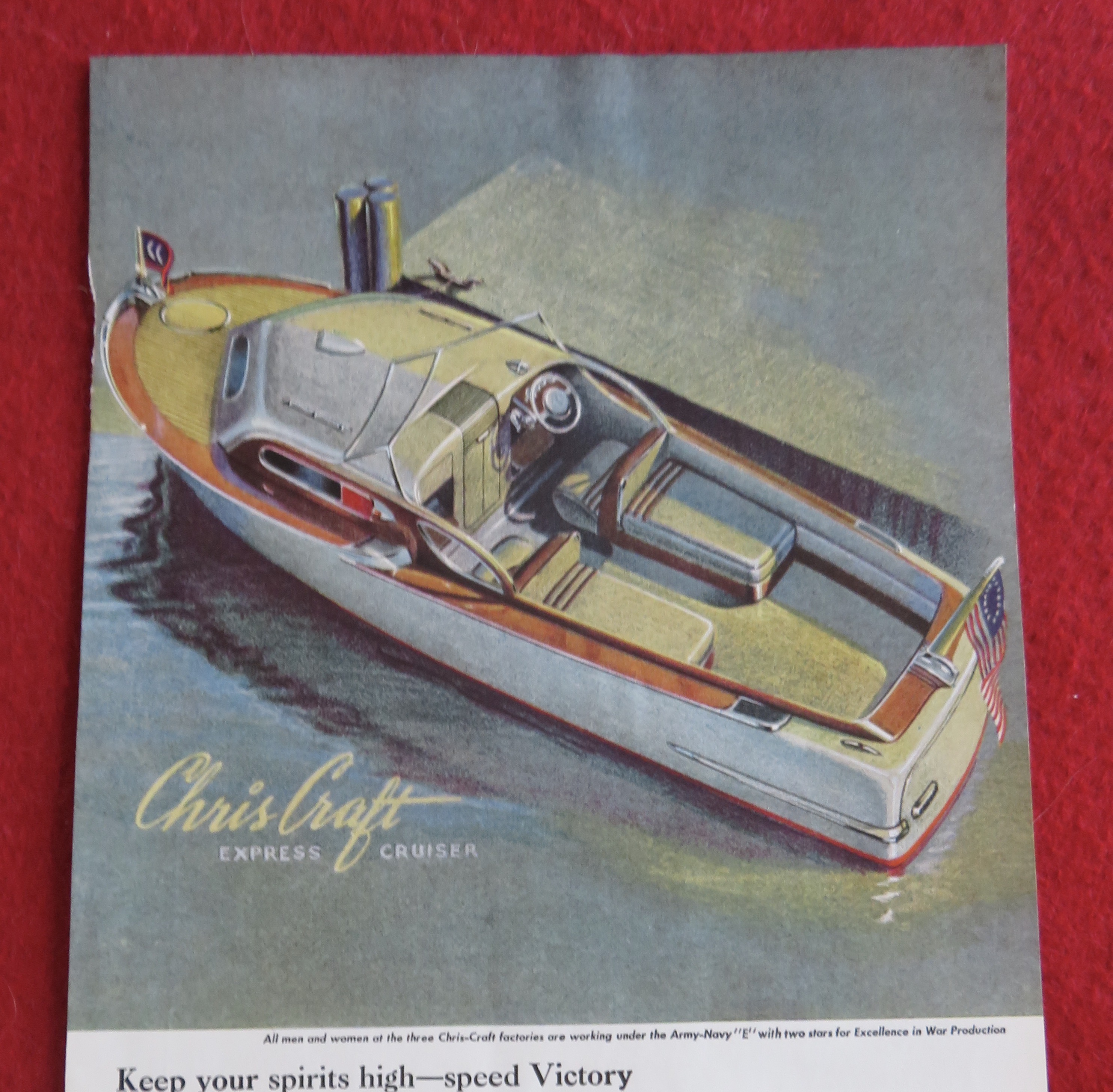 1944 Chris Craft Corporation with the Express Cruiser