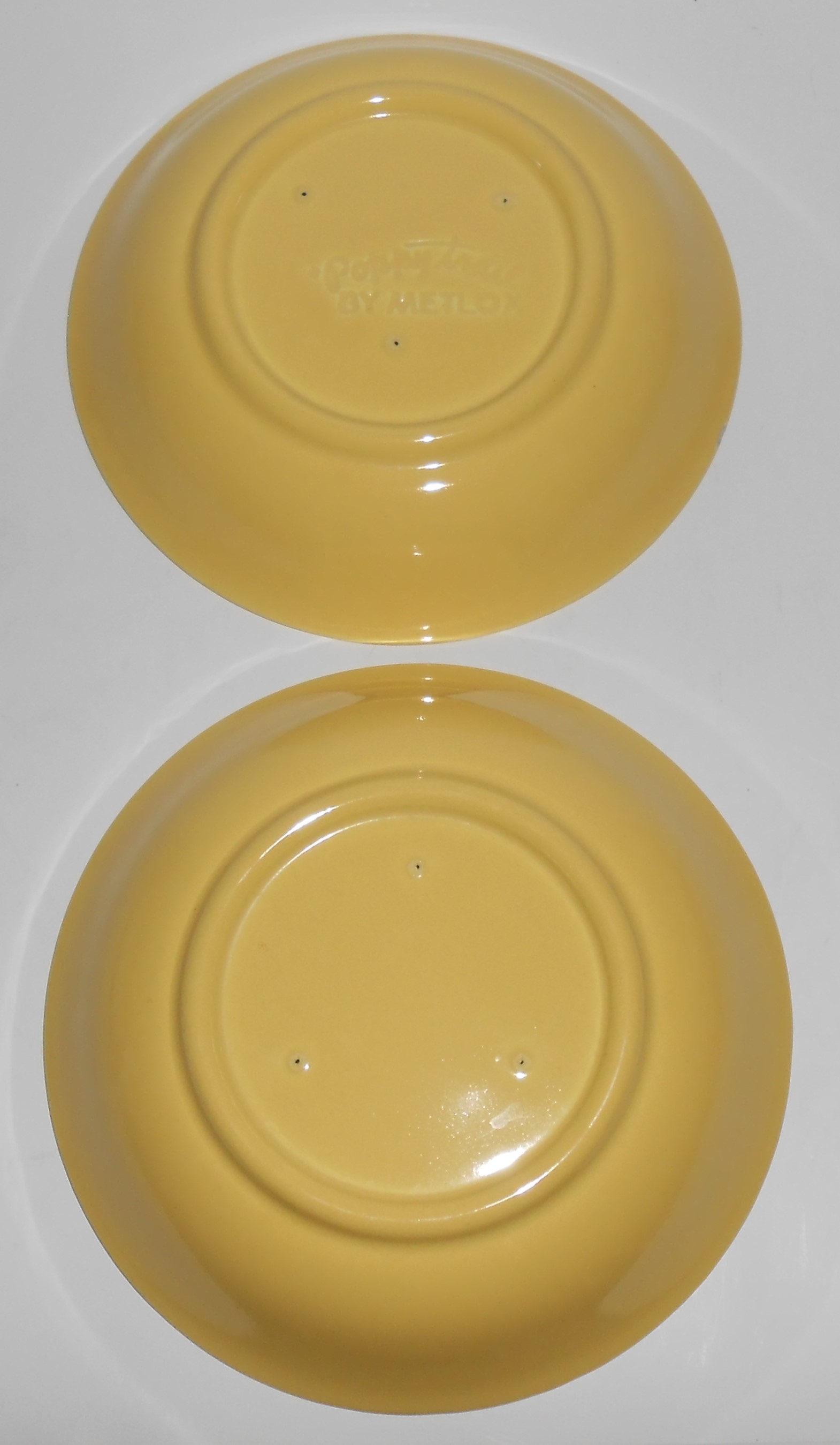 Metlox Pottery Poppy Trail Series 200 Gl Yellow Cereal