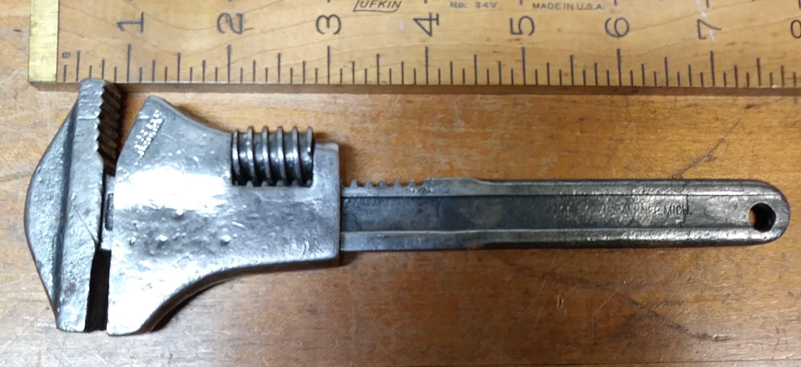 Dudley Tool Co. Combination Adjustable Wrench