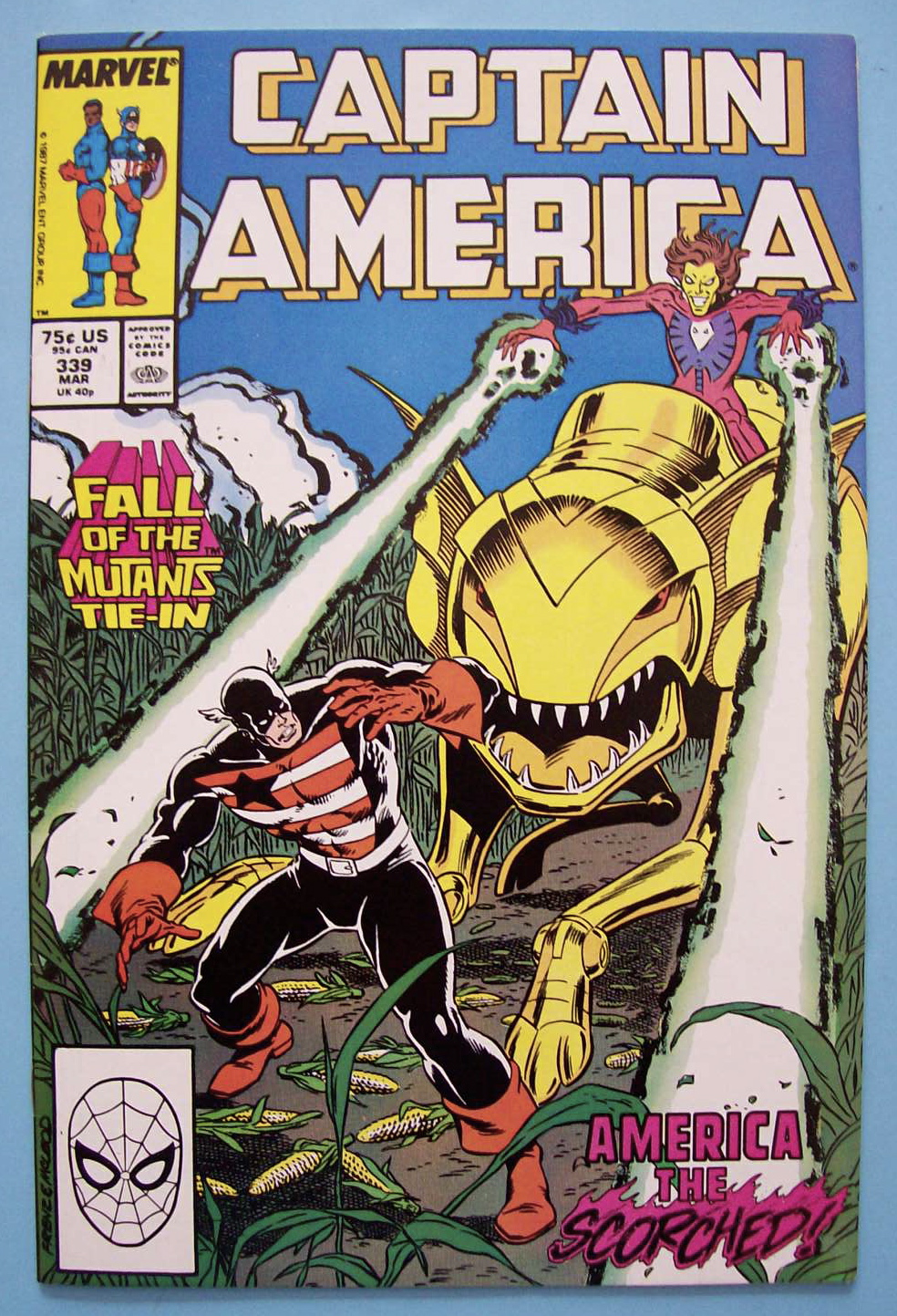 Captain America Comics -Mar 1988- America The Scorched