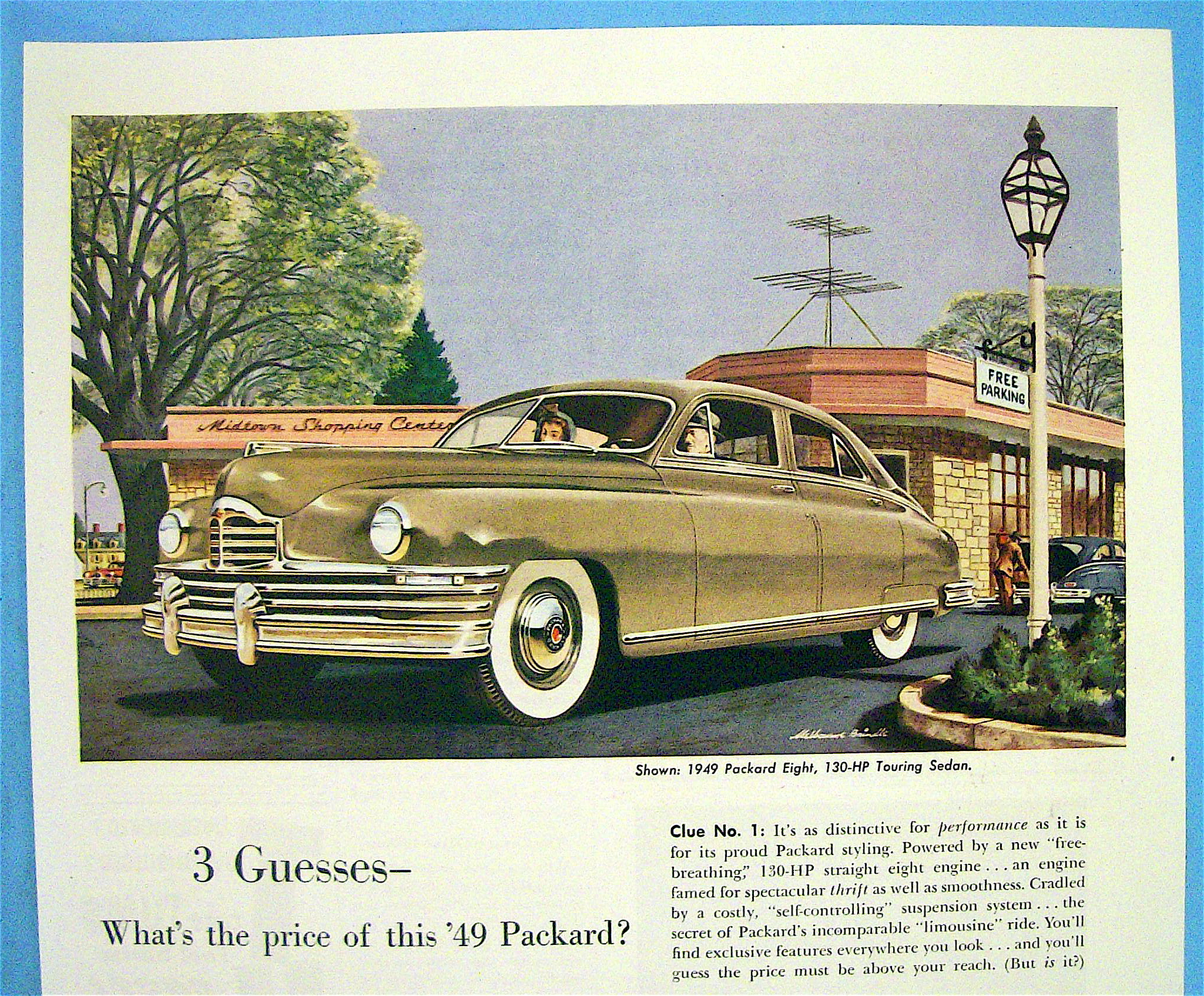 1949 Packard with Packard Eight Touring Sedan