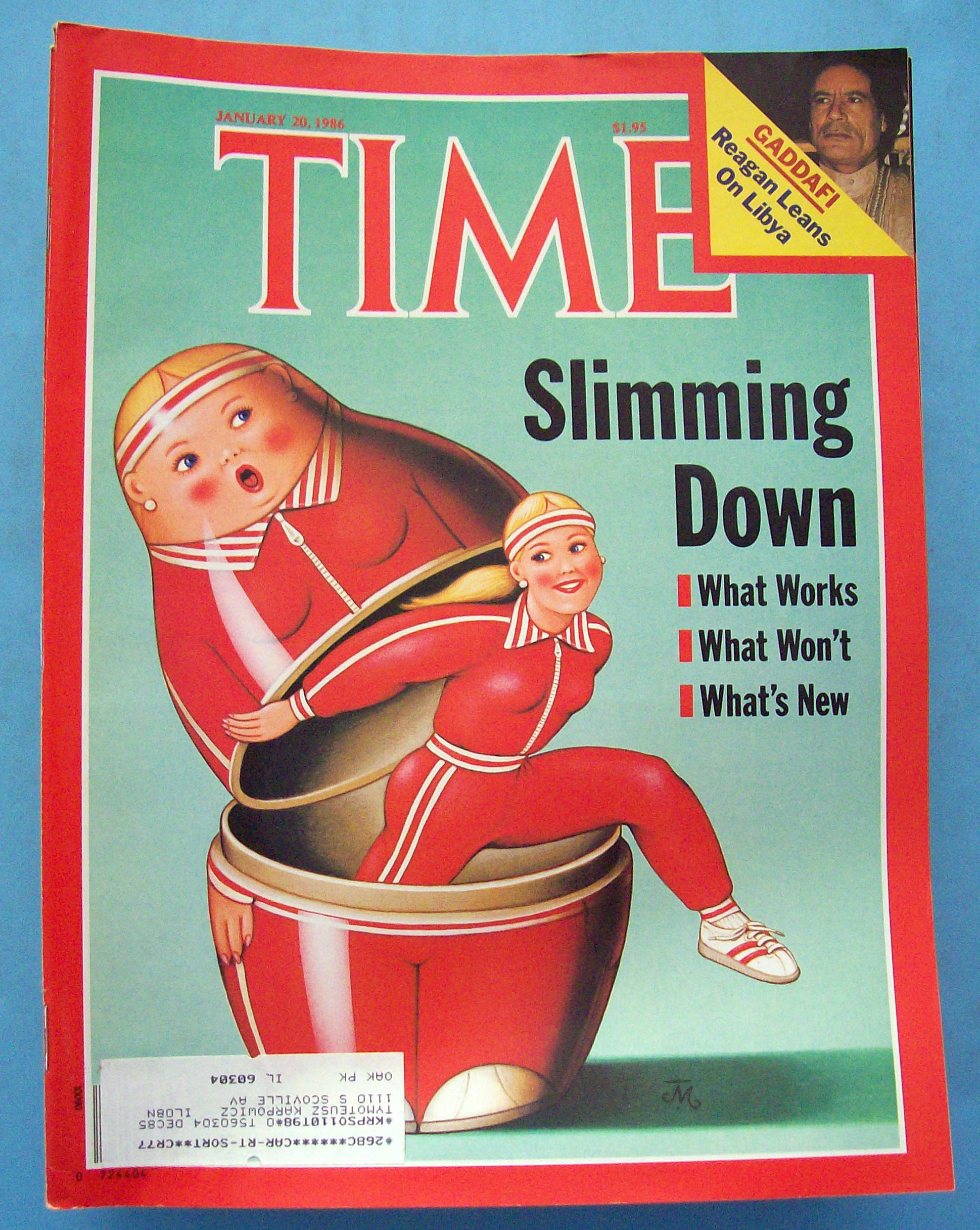 Time Magazine - January 20, 1986 - Slimming Down
