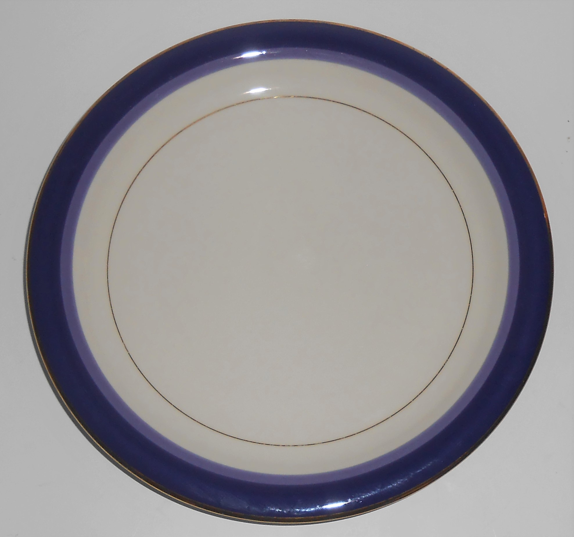 Mikasa Fine China Granada Blue w/Gold Salad Plate
