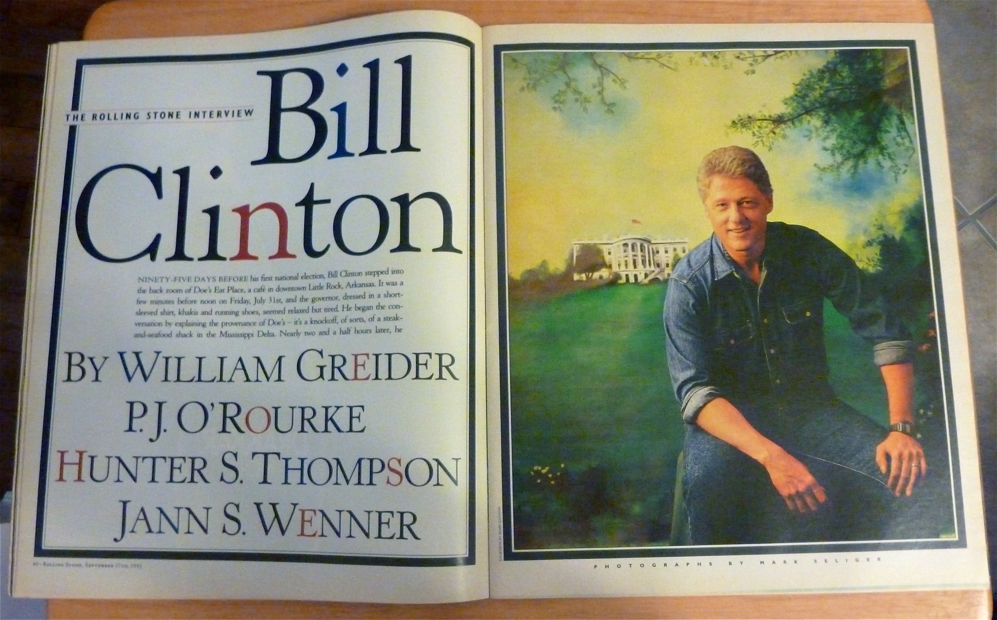 Rolling Stone-September 17, 1992-Bill Clinton