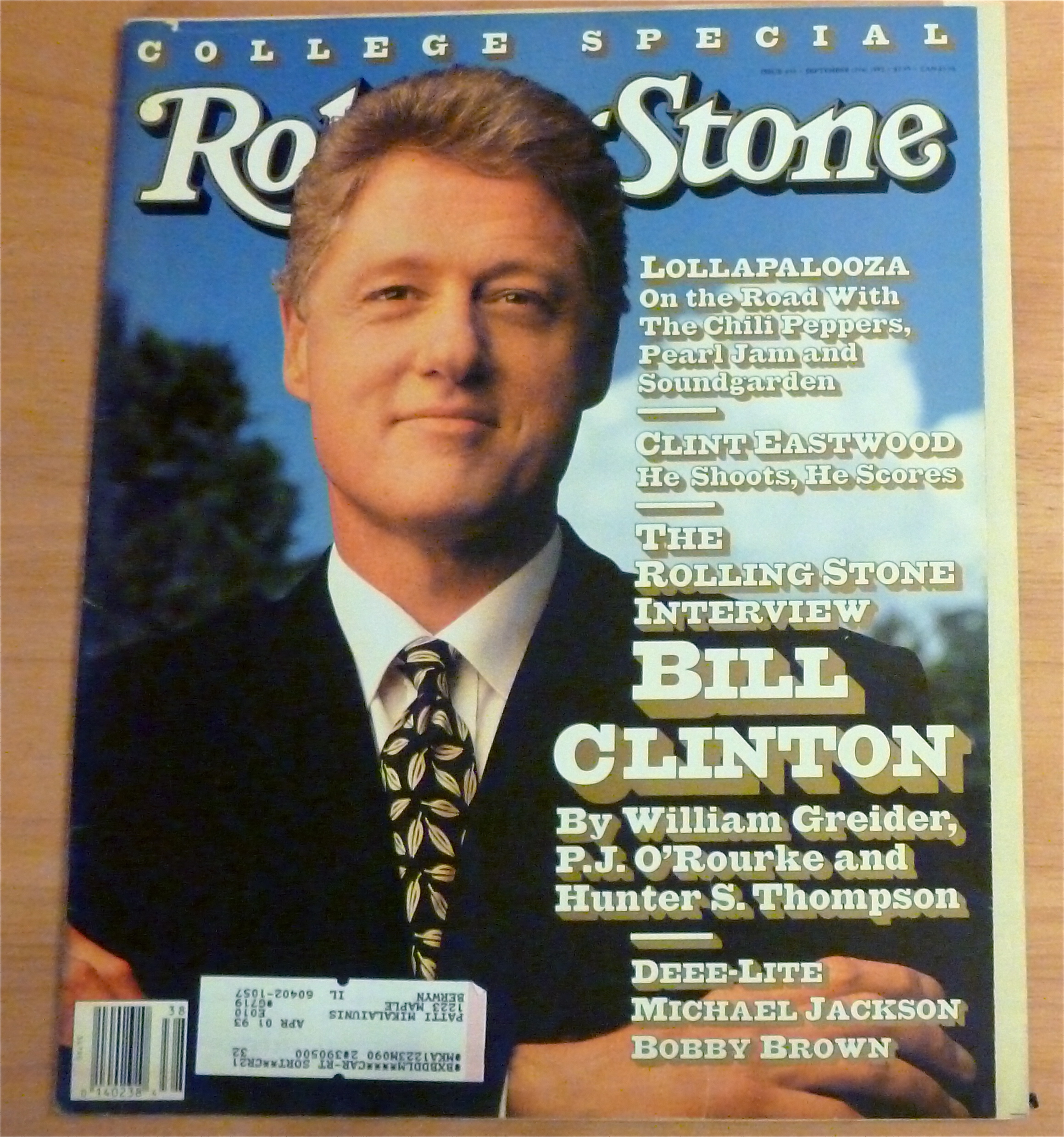 Rolling Stone-September 17, 1992-Bill Clinton