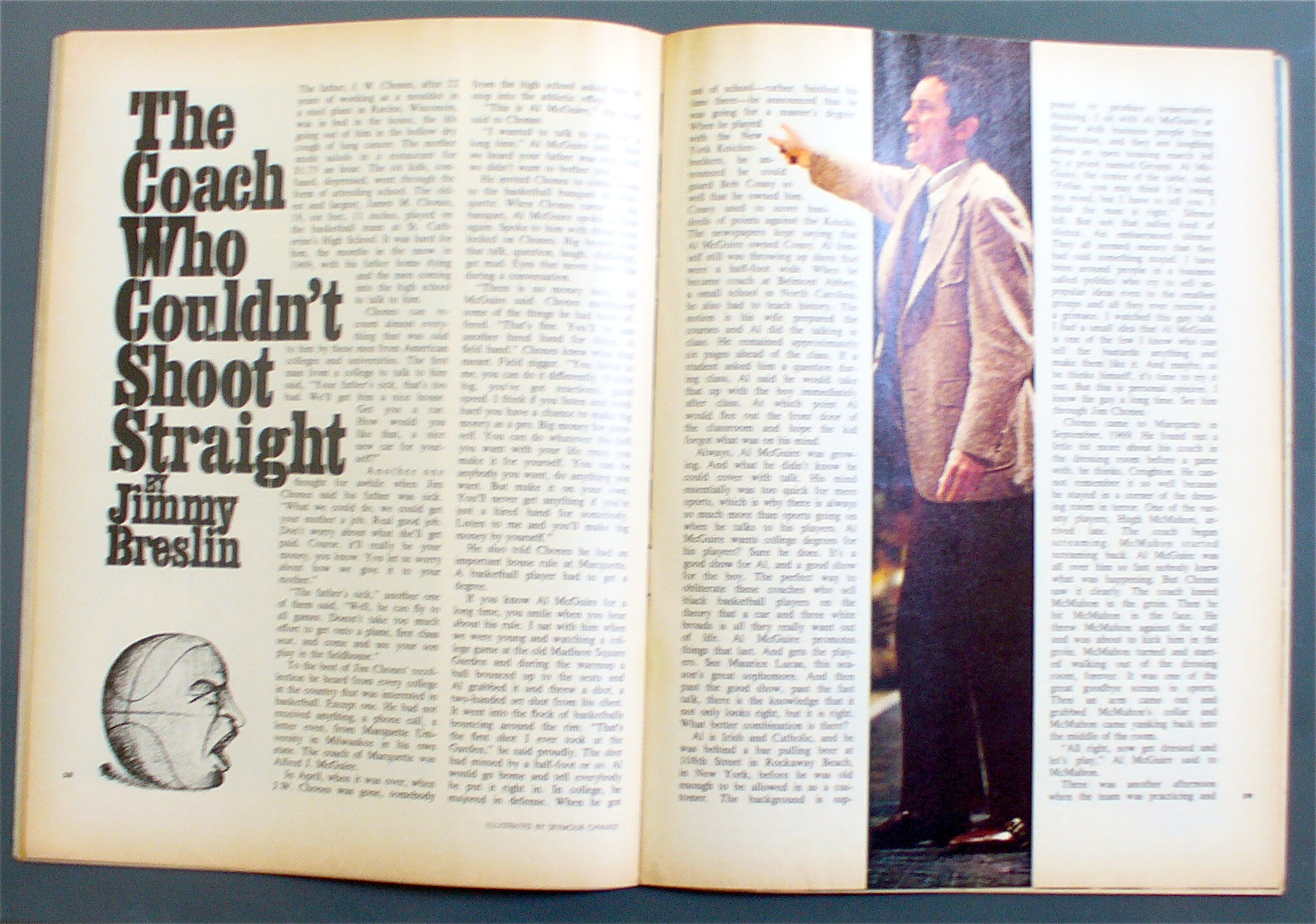 Sports Magazine December 1972 Jimmy Breslin
