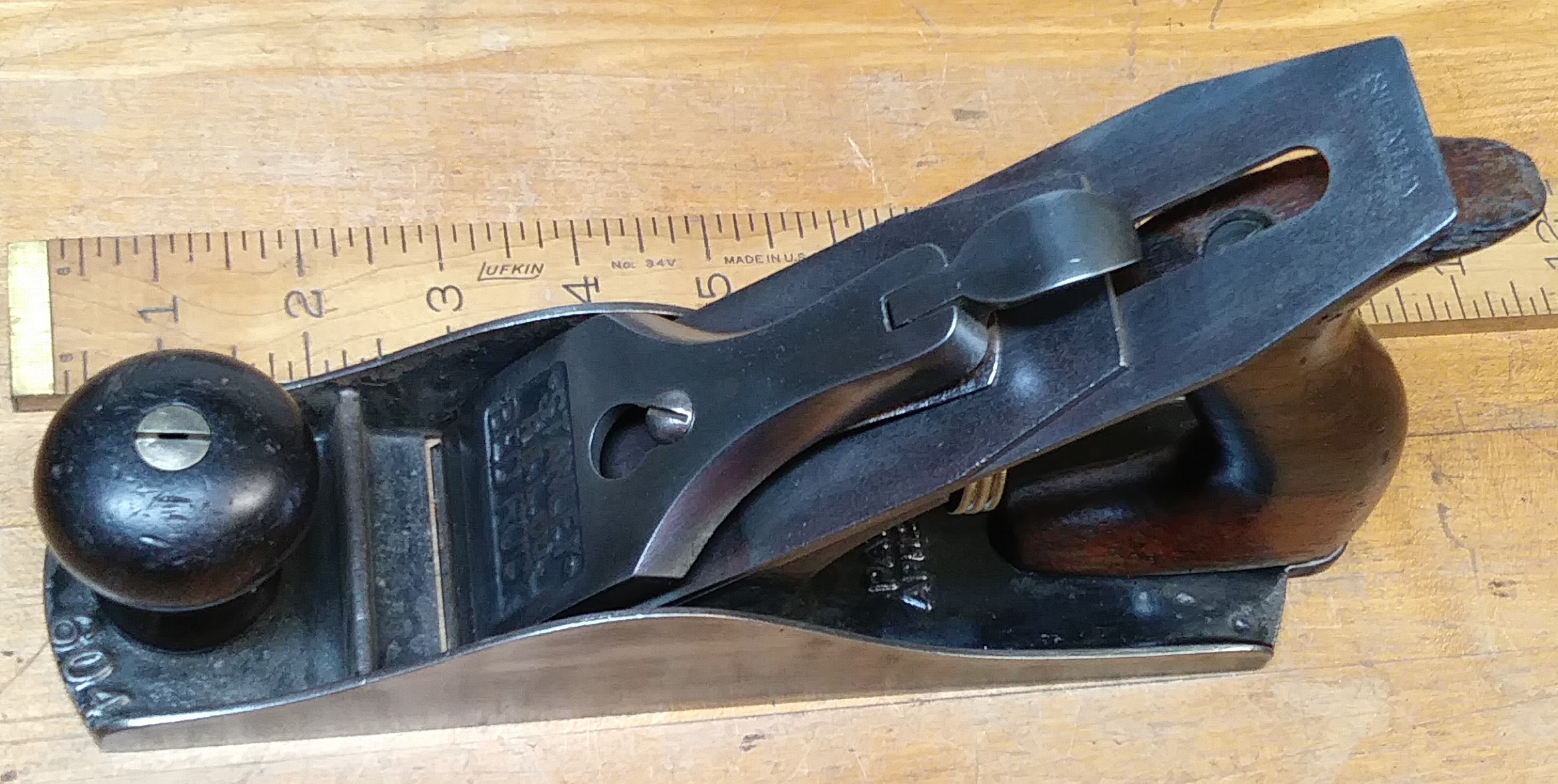 Stanley No. 604C Bed Rock Plane 1895 Patent