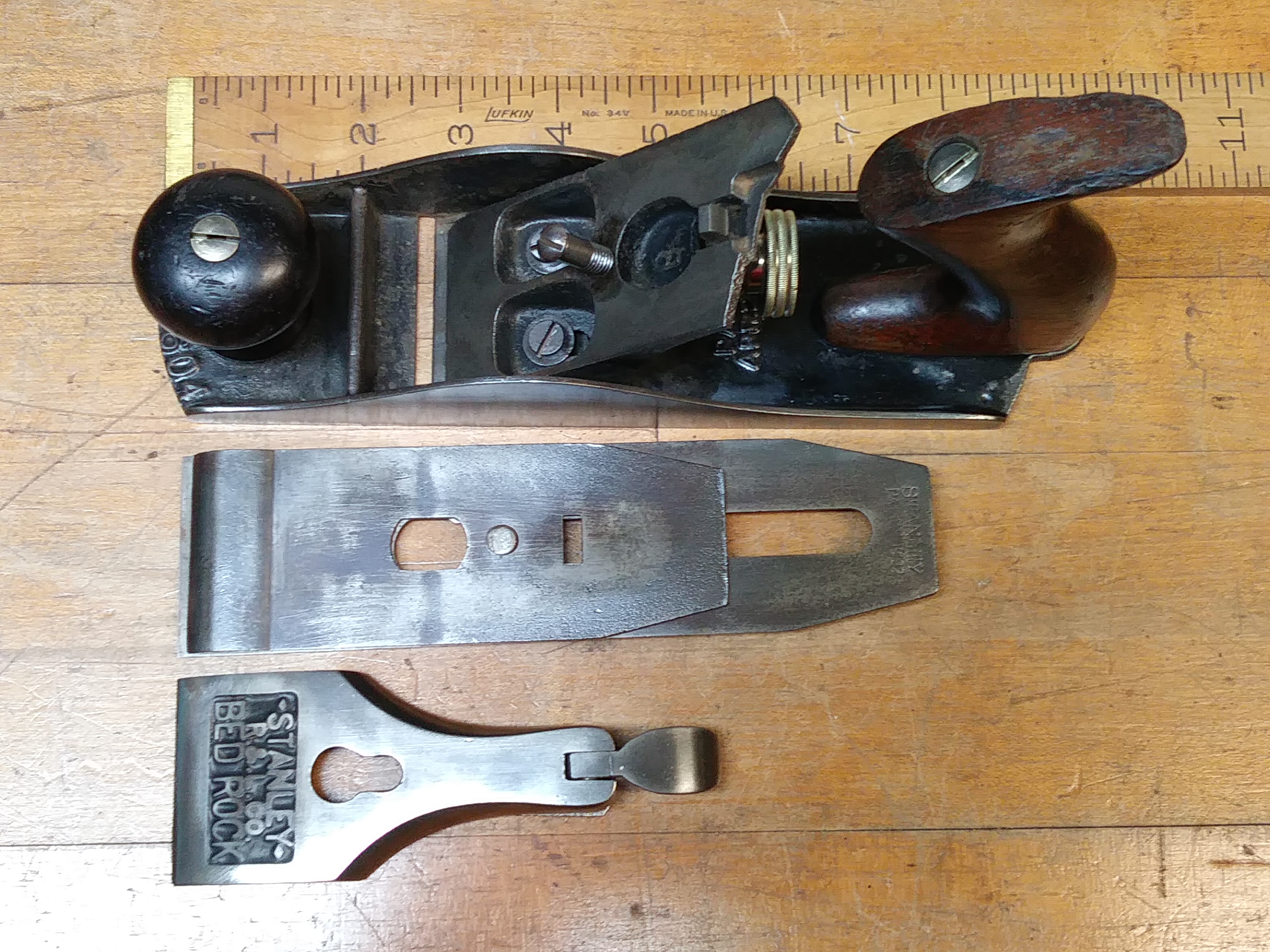 Stanley No. 604C Bed Rock Plane 1895 Patent