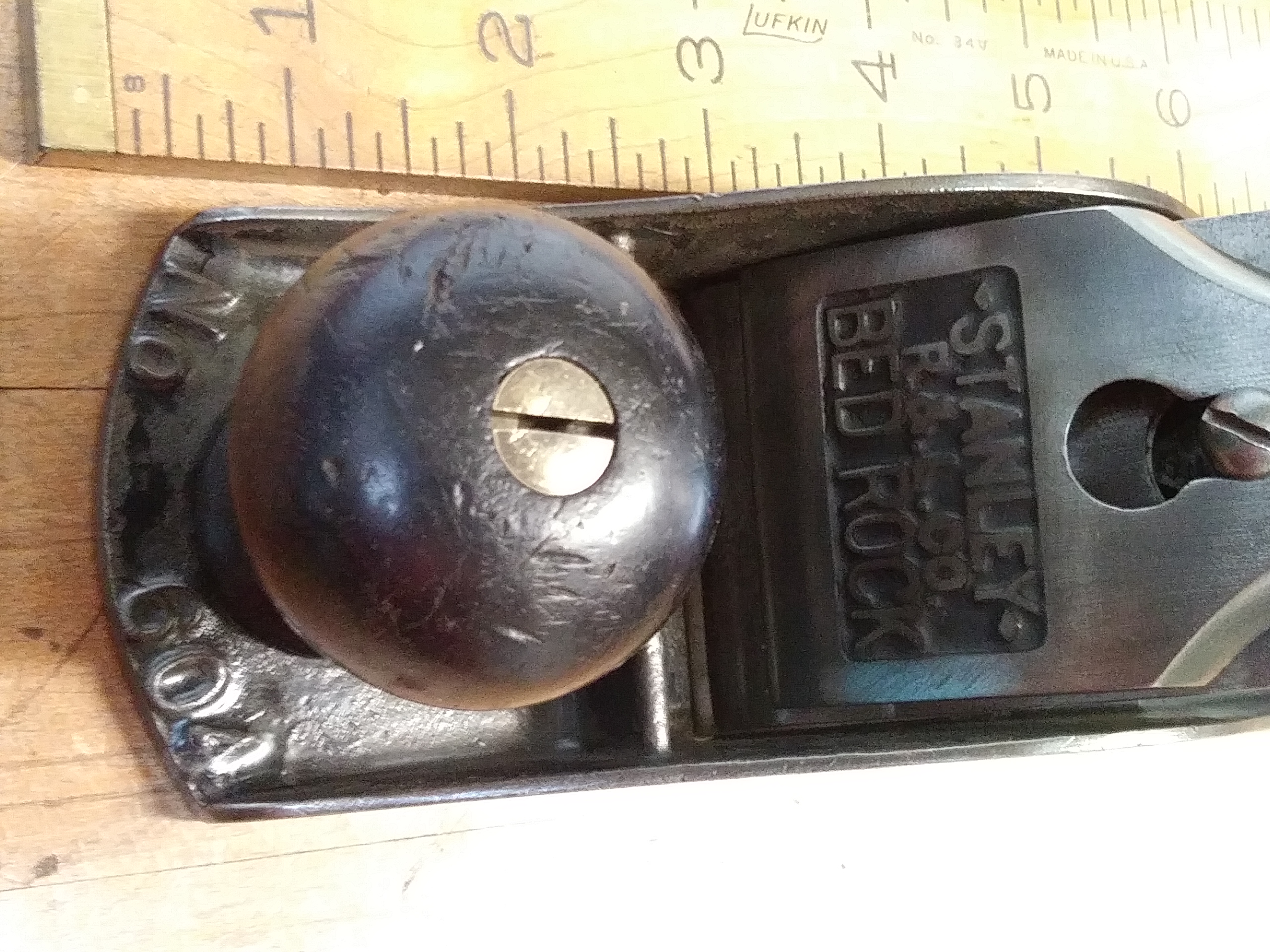 Stanley No. 604C Bed Rock Plane 1895 Patent