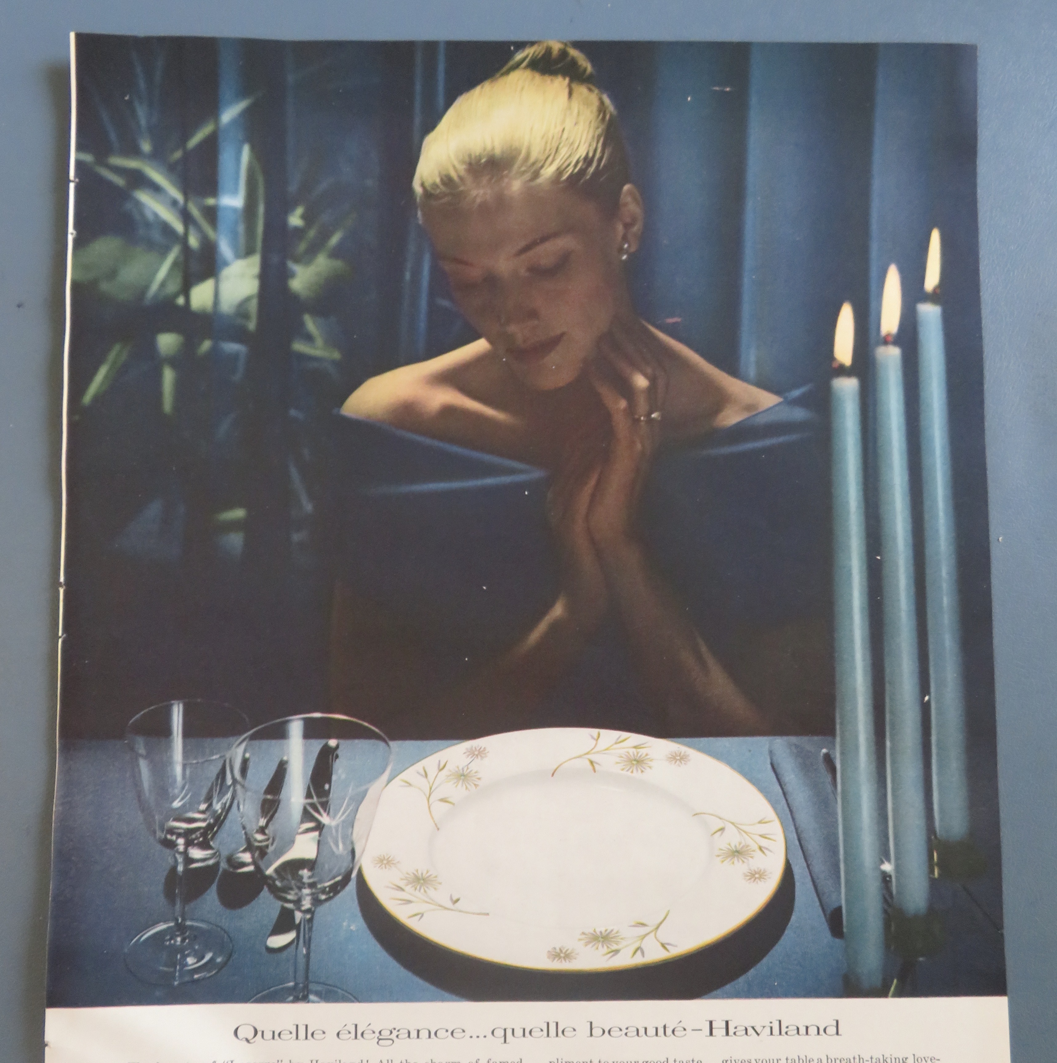 1958 Haviland China with Woman & Laserre China