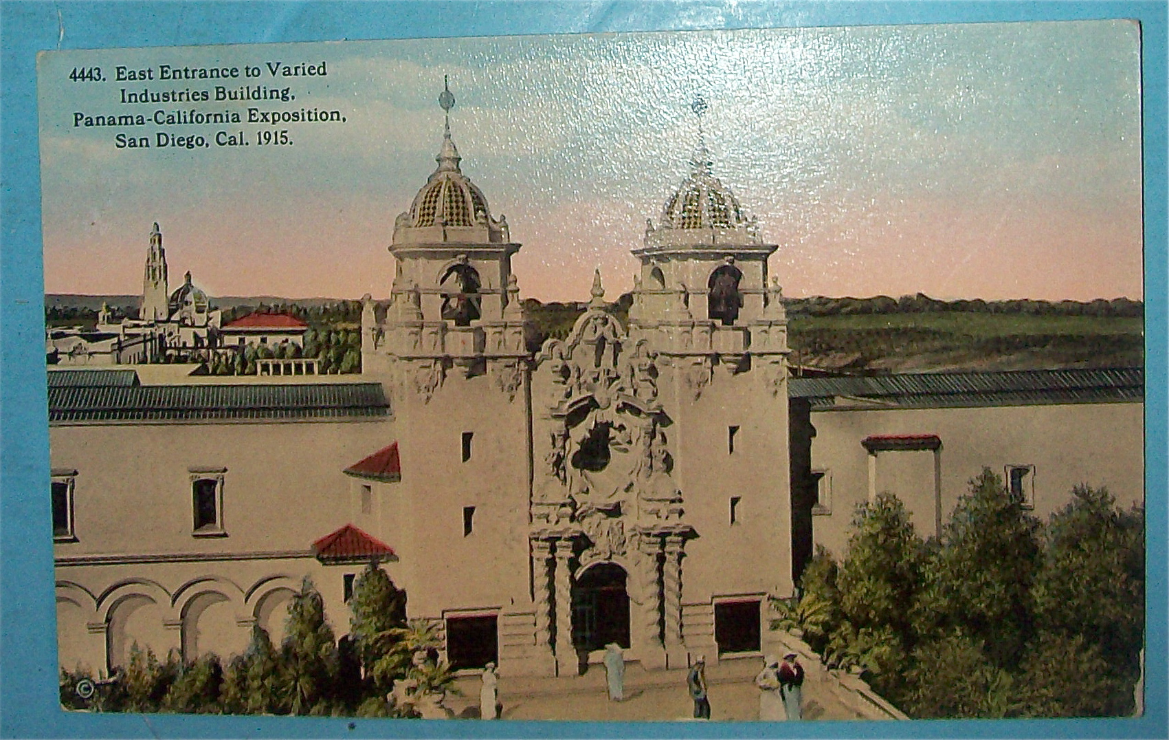 East Entrance To Varied Industries Building Postcard