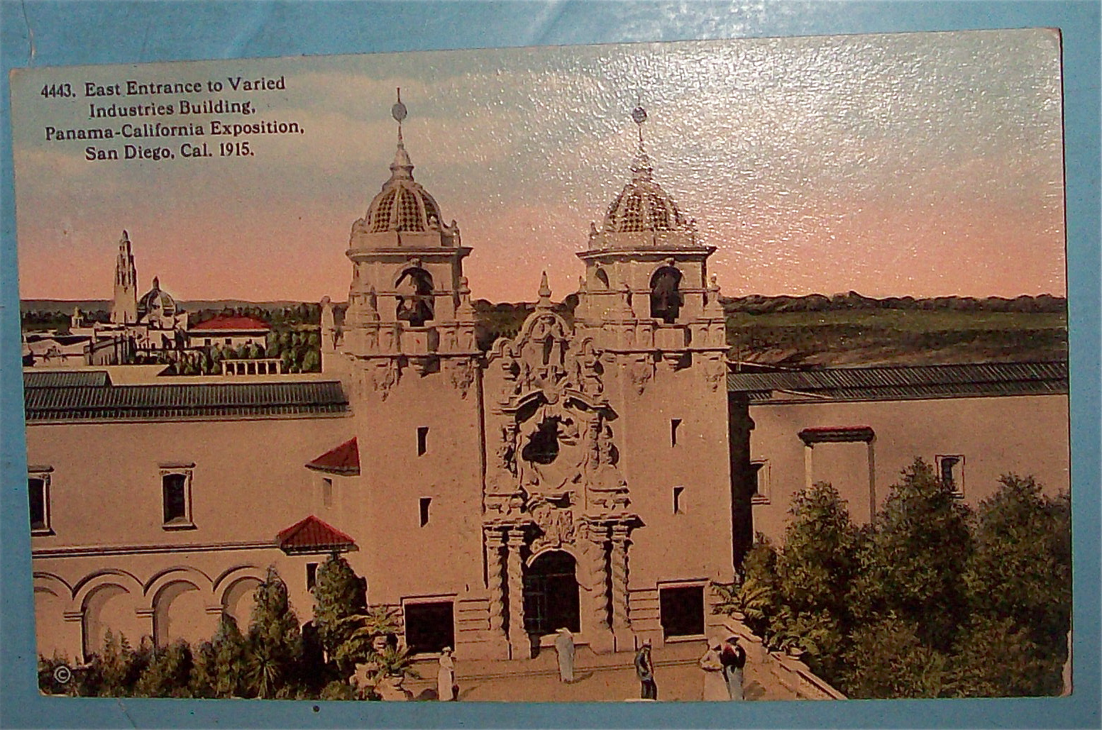 East Entrance To Varied Industries Building Postcard