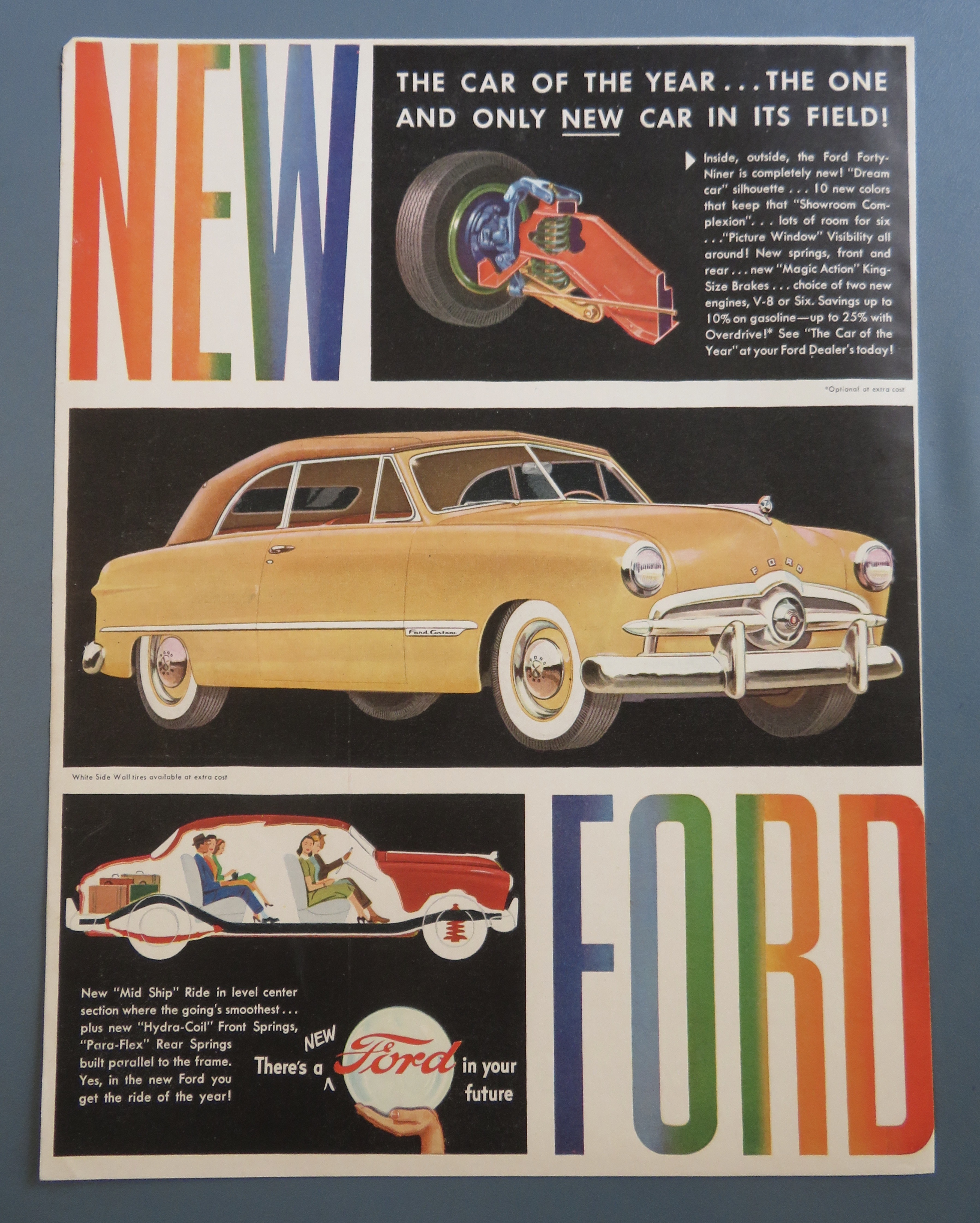1948 Ford Automobile with the Ford Forty Niner