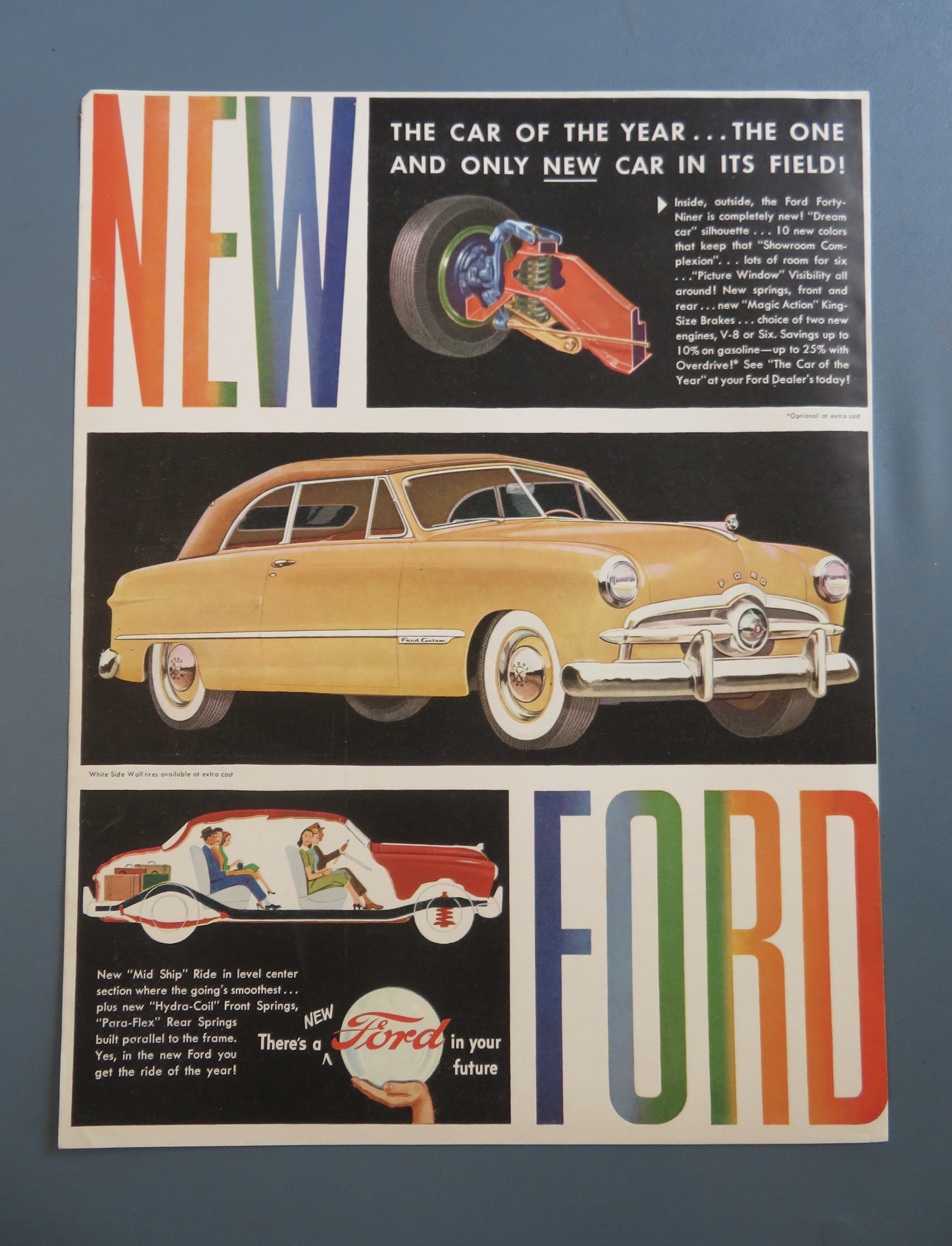 1948 Ford Automobile with the Ford Forty Niner