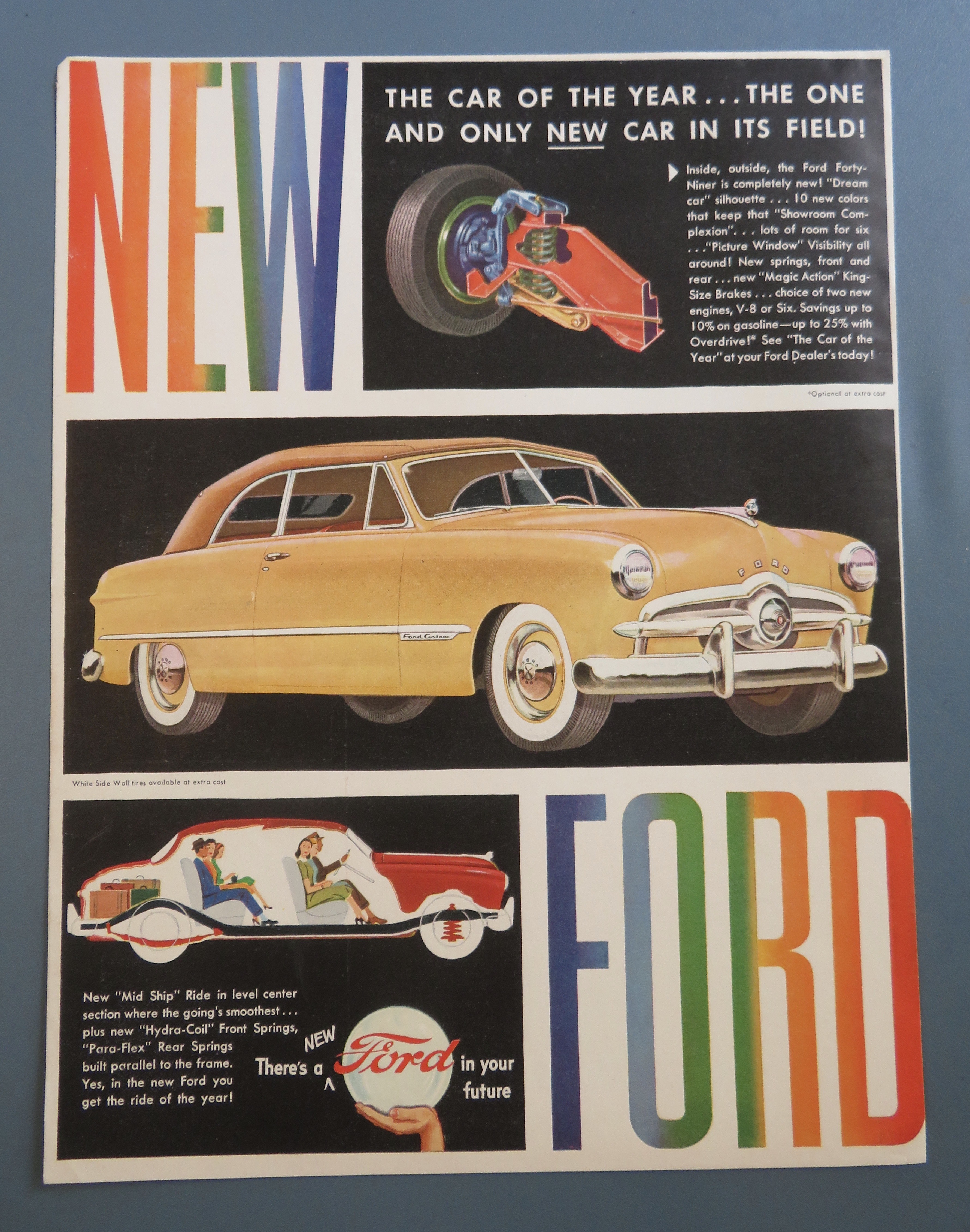 1948 Ford Automobile with the Ford Forty Niner