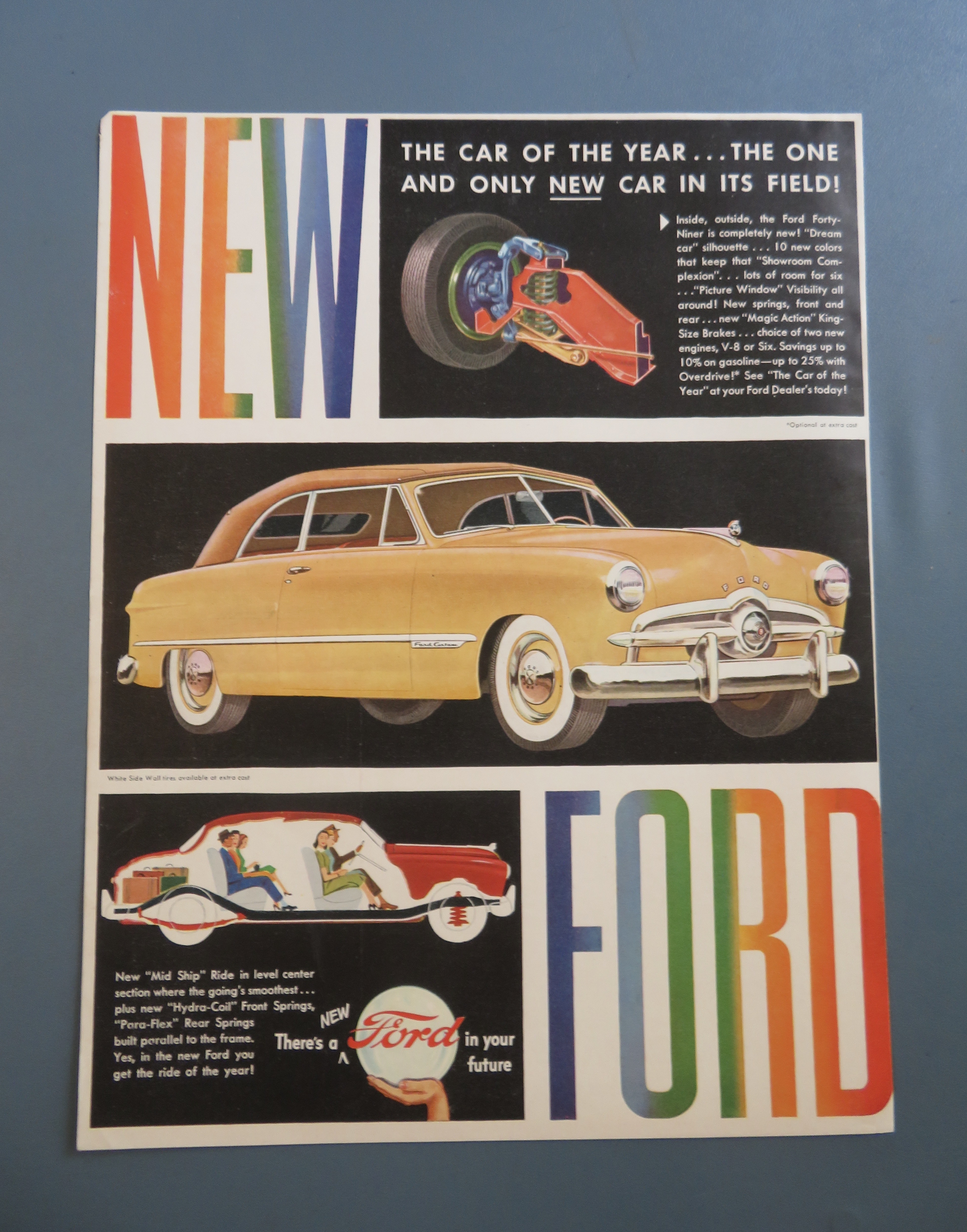 1948 Ford Automobile with the Ford Forty Niner