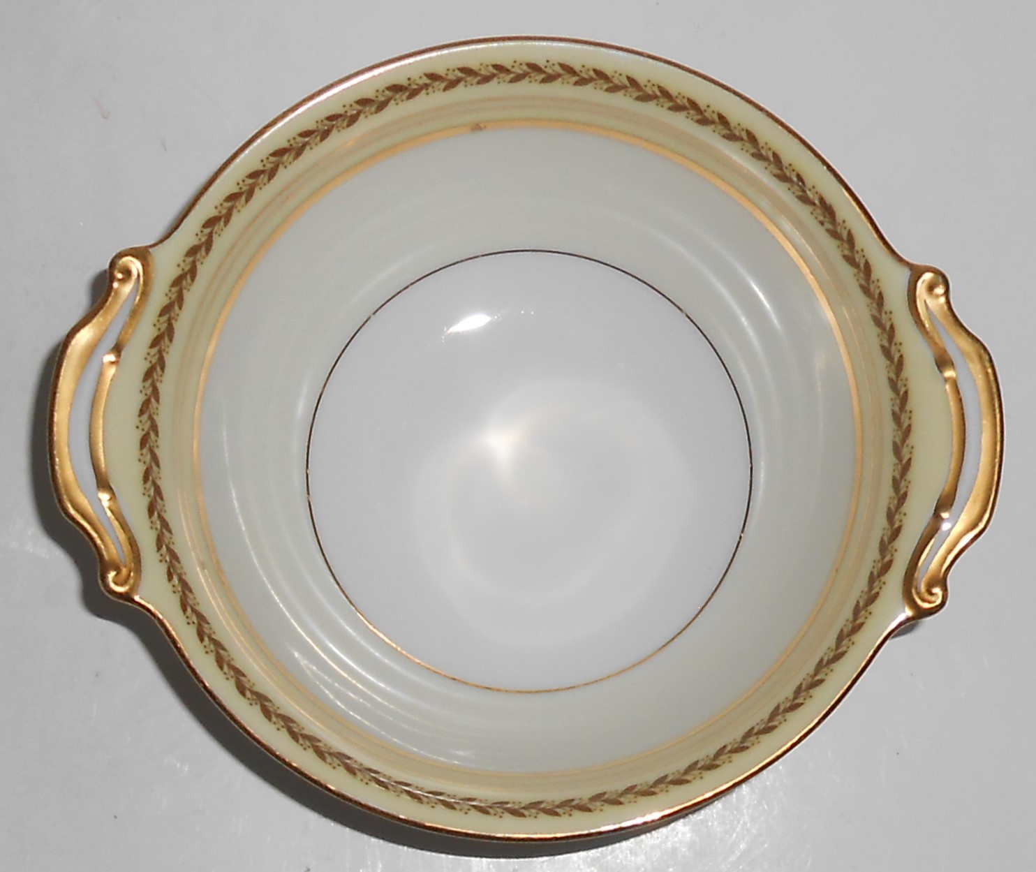 Noritake Porcelain China Caliban W/Gold Tab Cereal Bowl