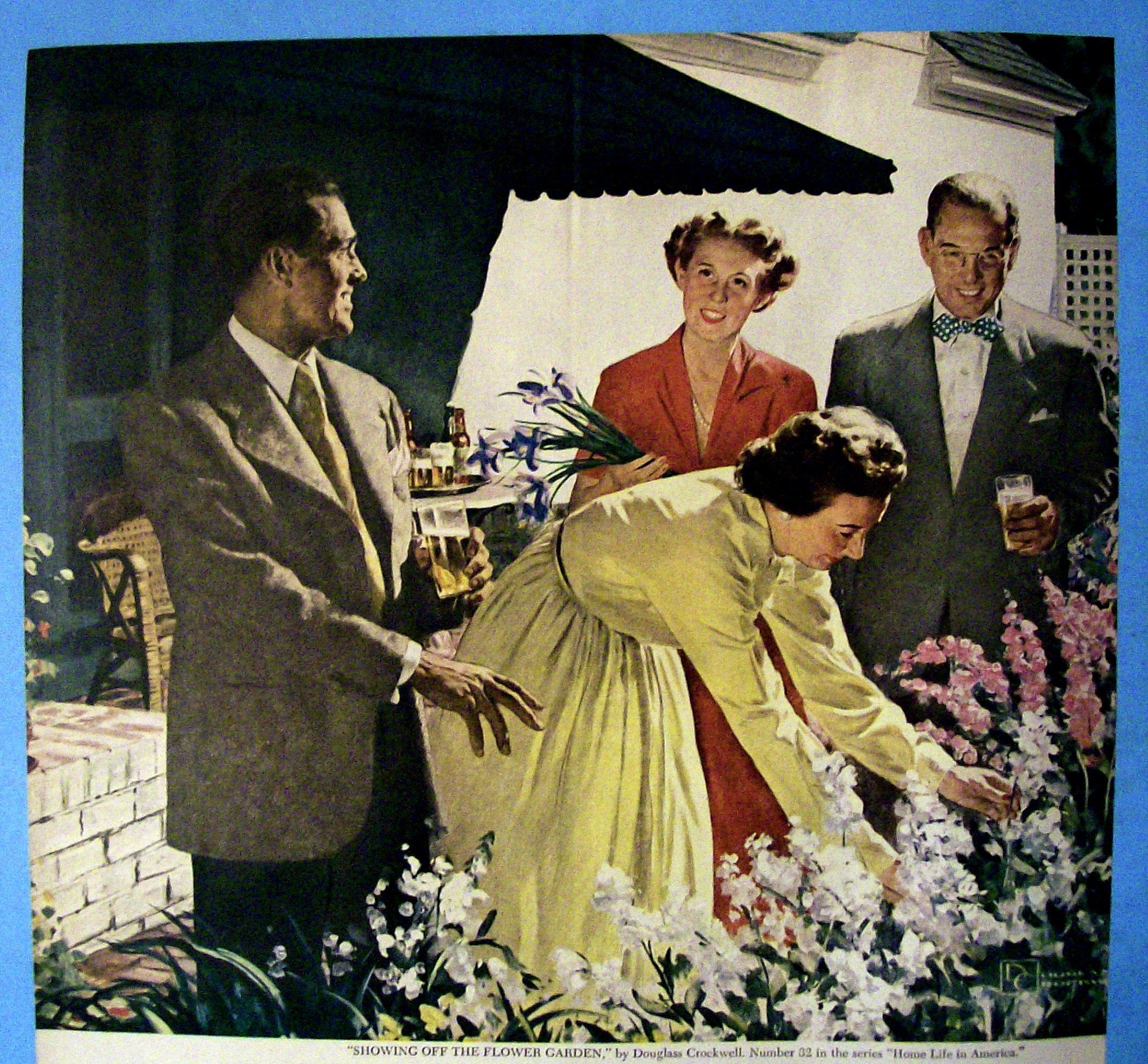 1949 Beer Belongs with Showing Off The Flower Garden