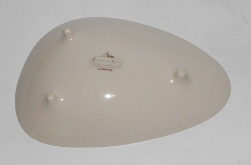 Franciscan Pottery Fine China Carmel Ashtray / Nut Dish