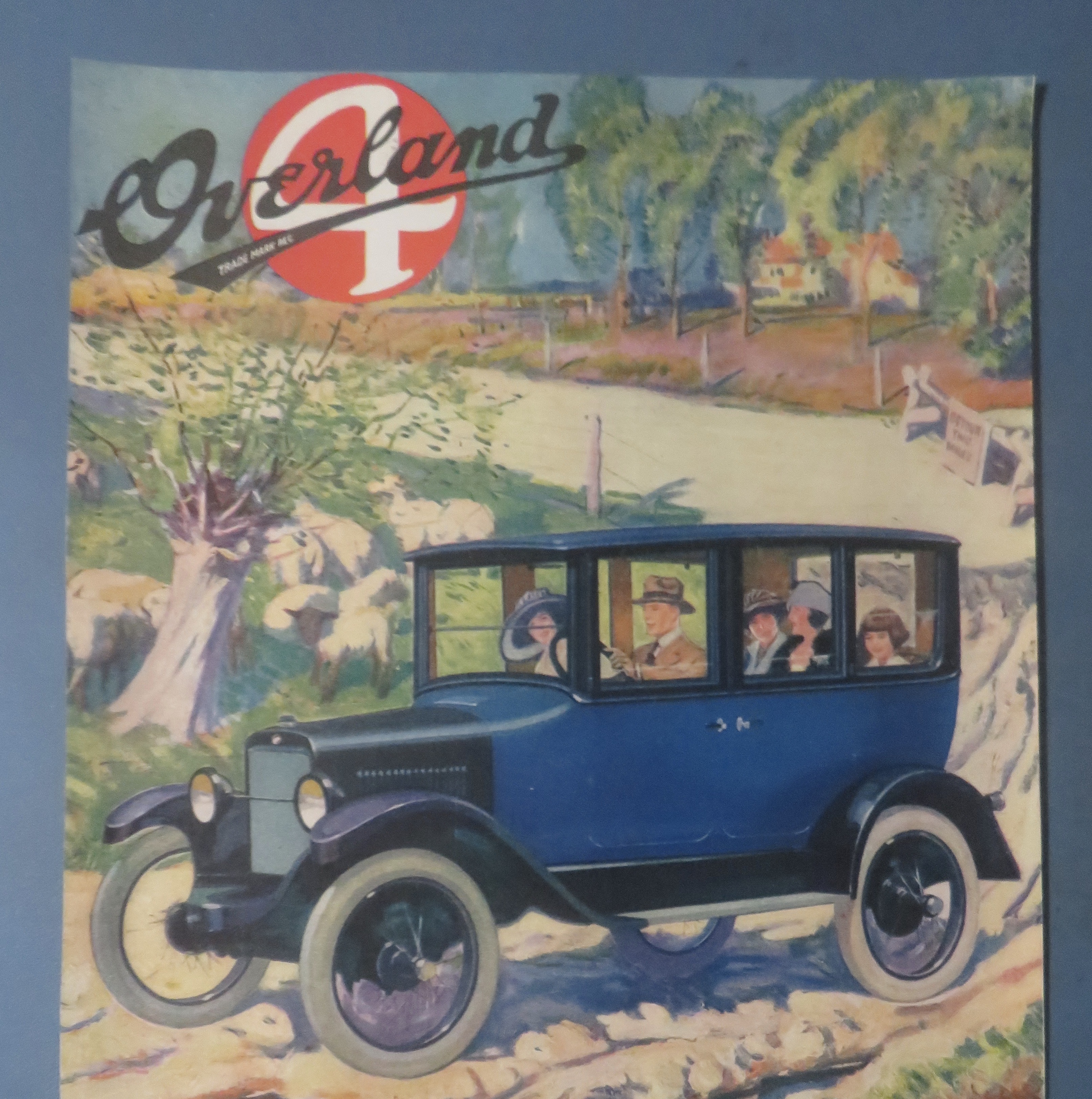 1920 Willys-Overland with The Overland 4 & Family