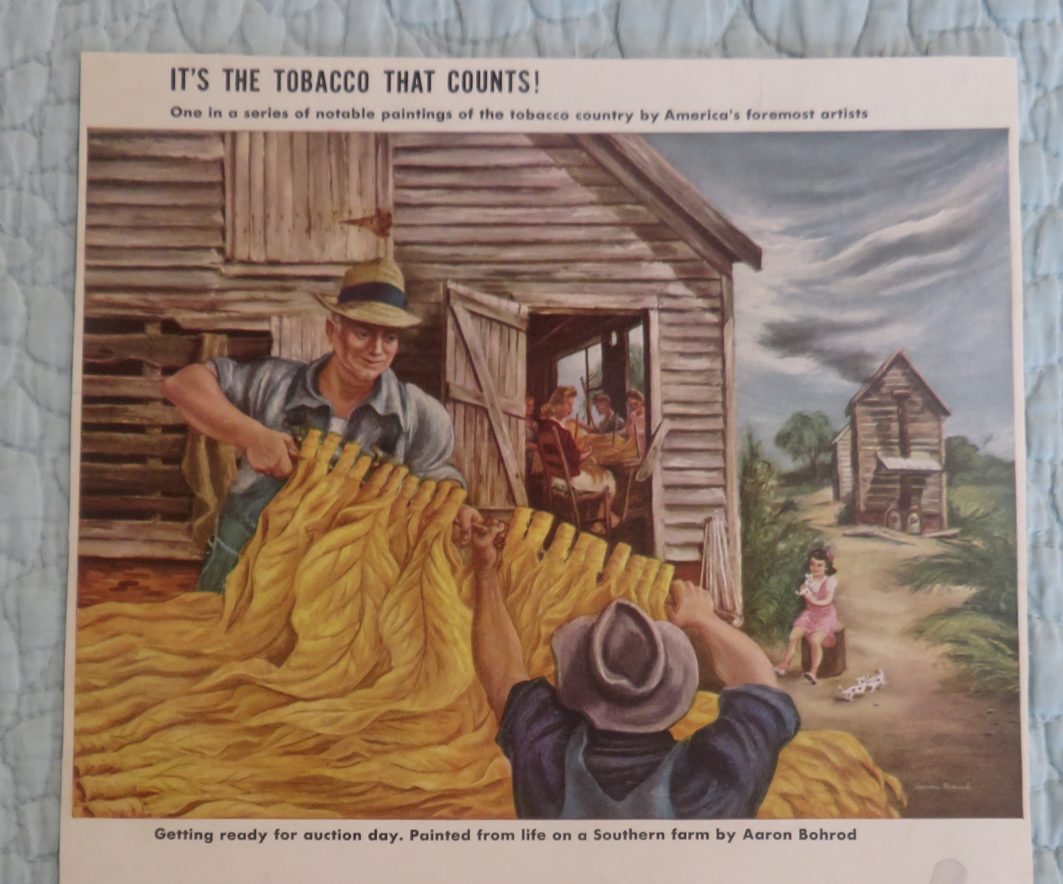 1942 Lucky Strike Cigarette By Aaron Bohrod